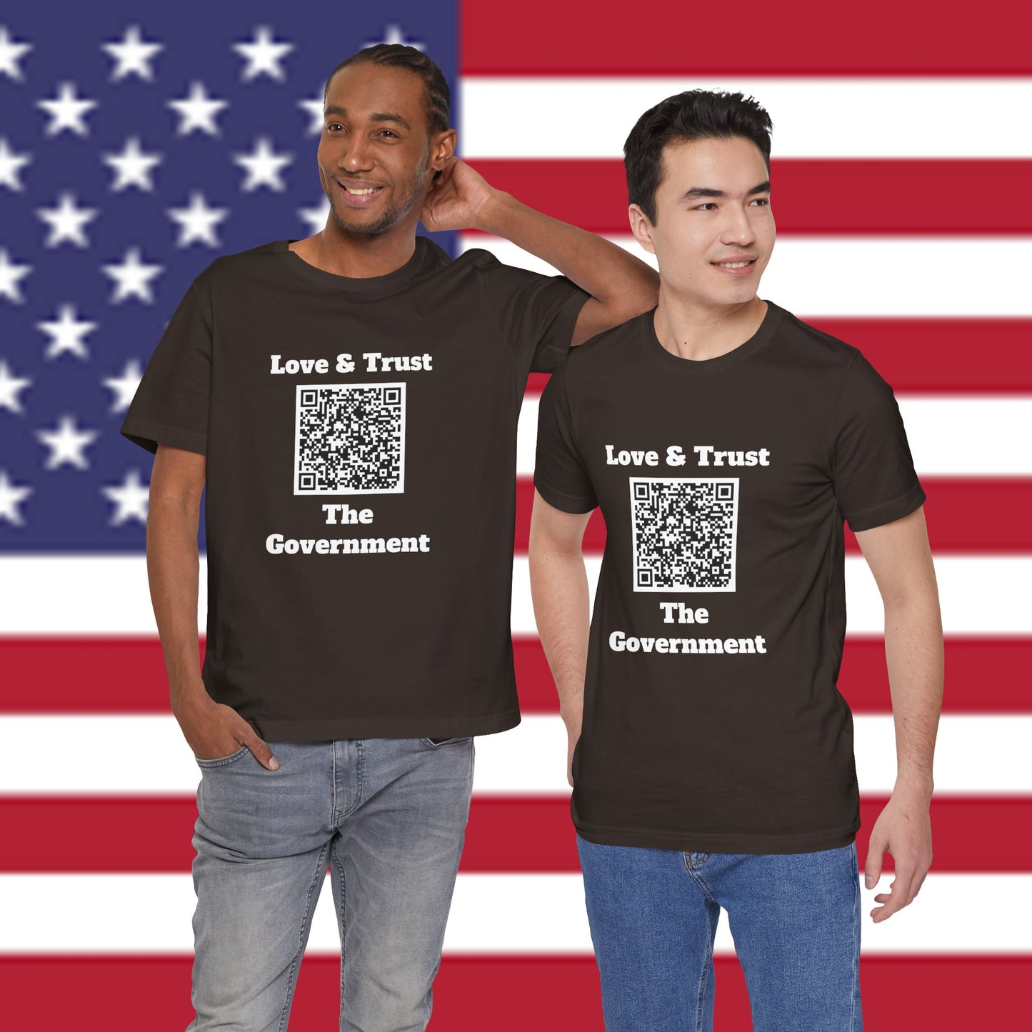 Love & Trust The Government Unisex Short Sleeve Tee