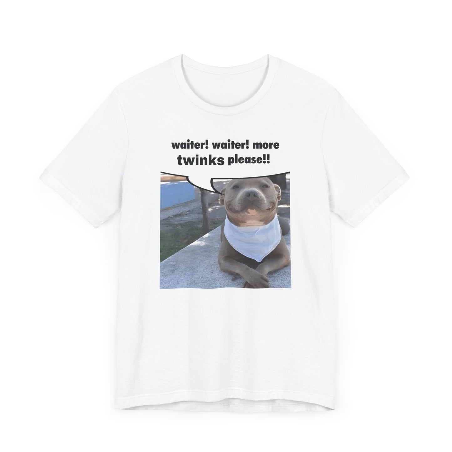 Waiter! More Twinks Please! Unisex Short Sleeve Tee Shirt