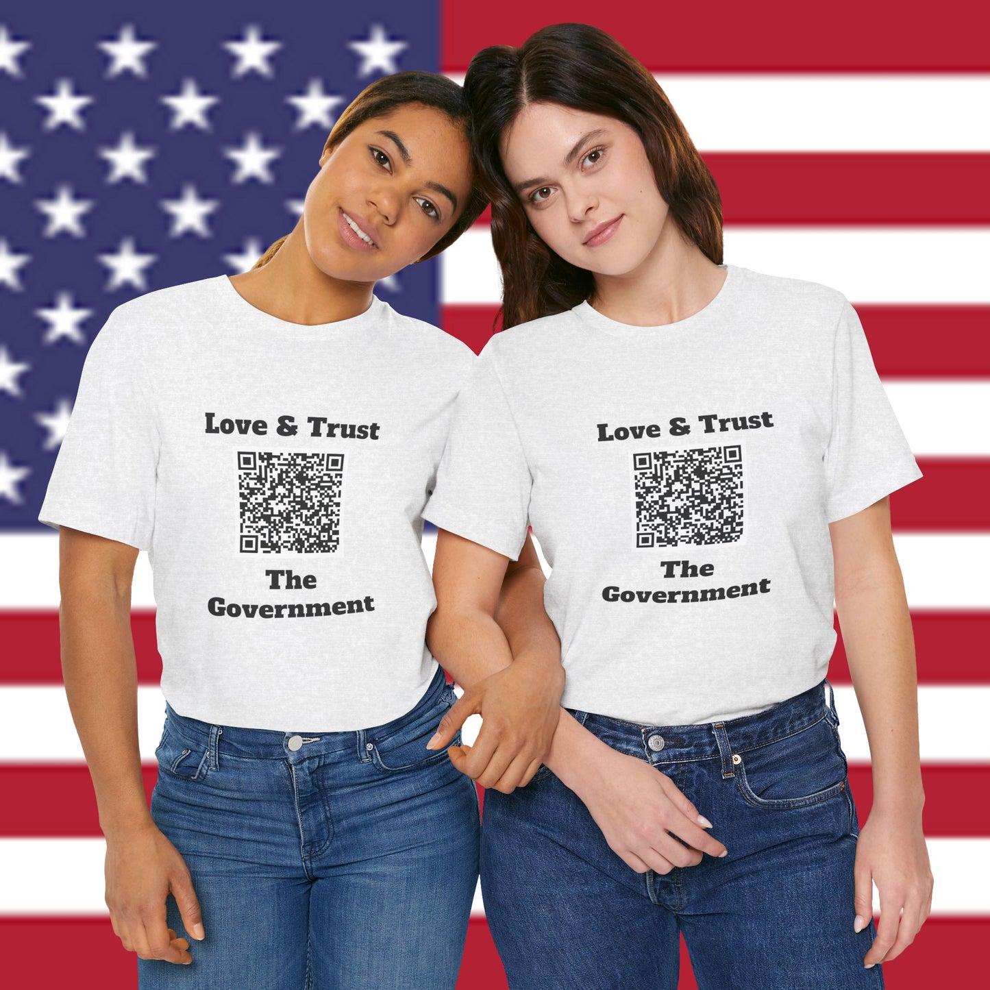 Love & Trust The Government Unisex Short Sleeve Tee