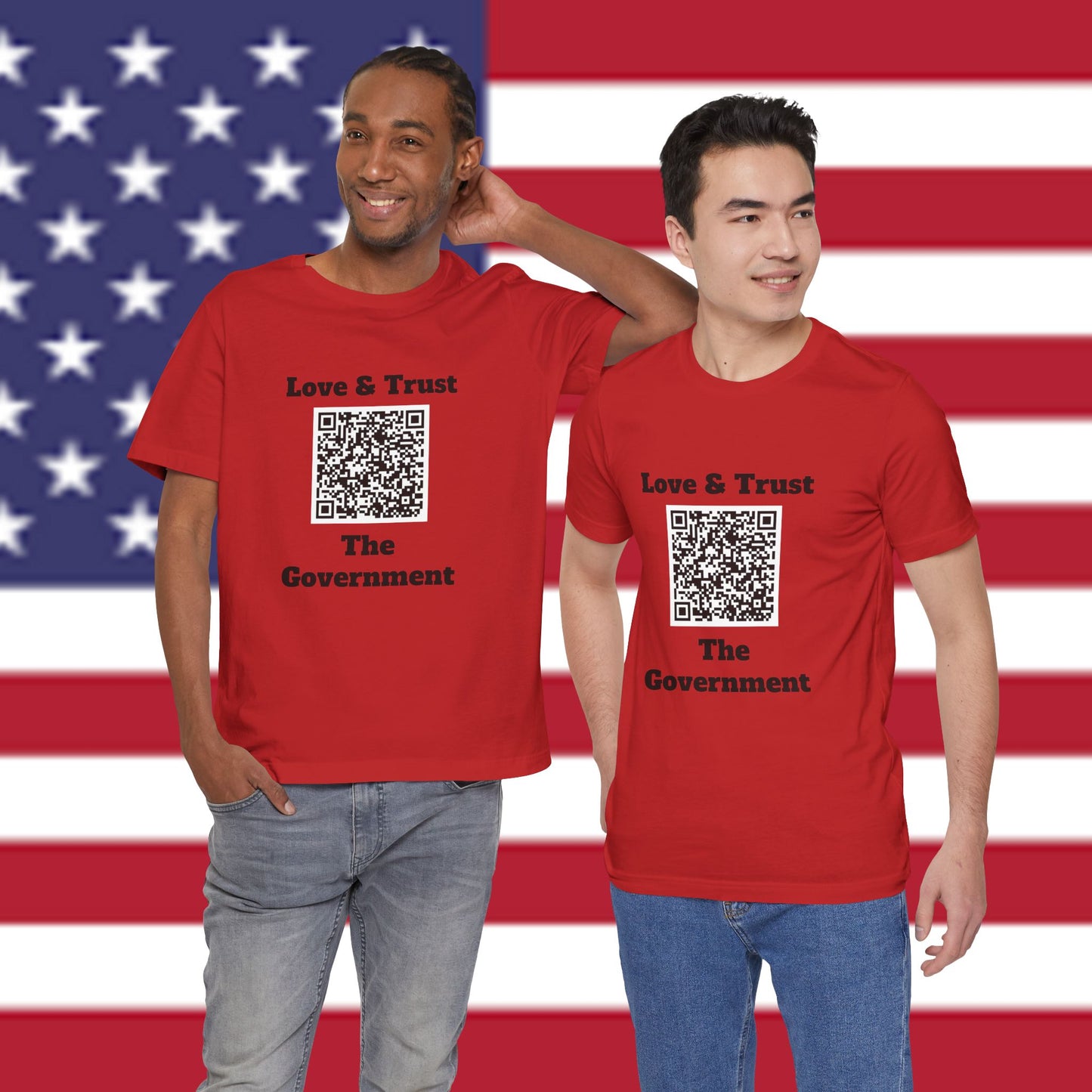 Love & Trust The Government Unisex Short Sleeve Tee