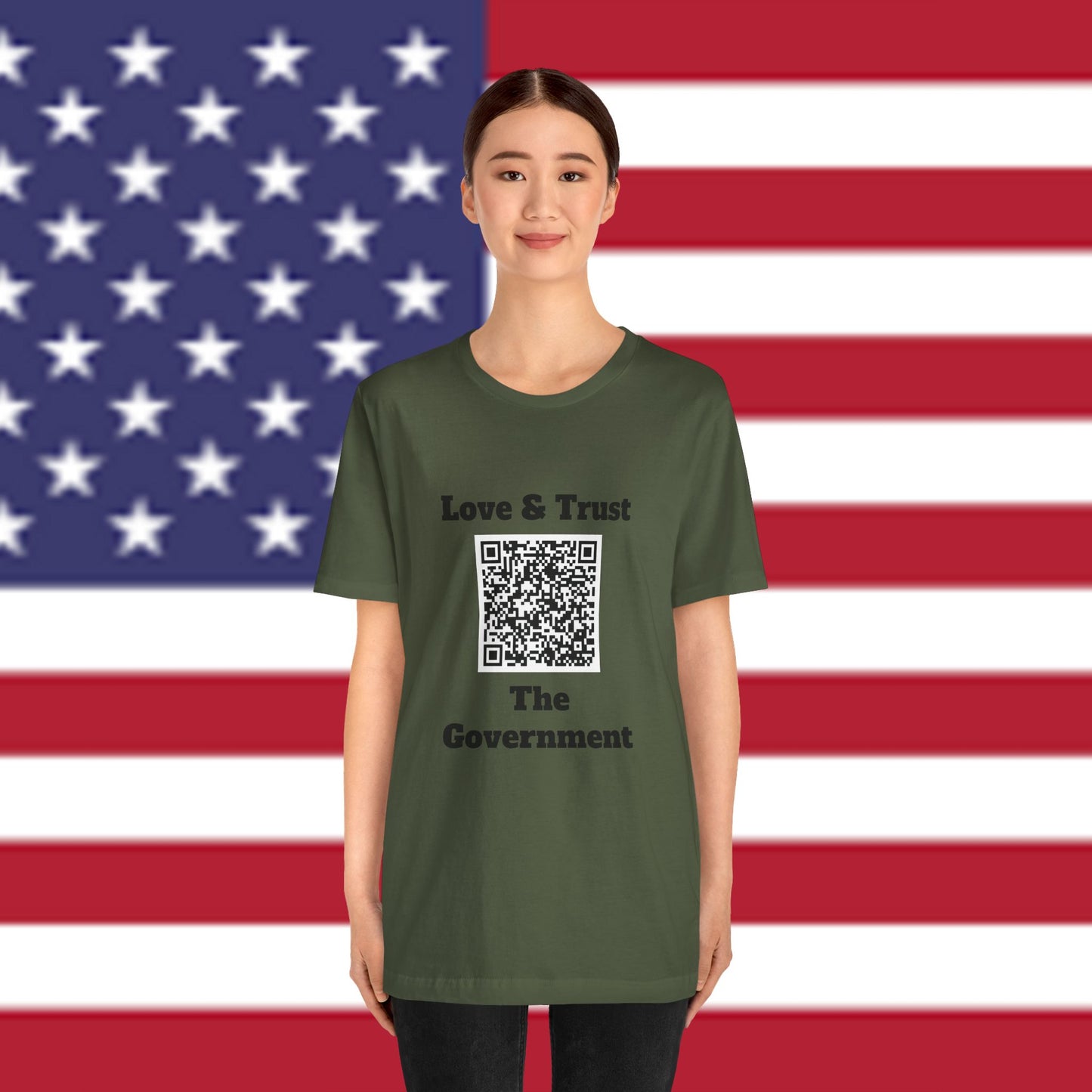 Love & Trust The Government Unisex Short Sleeve Tee