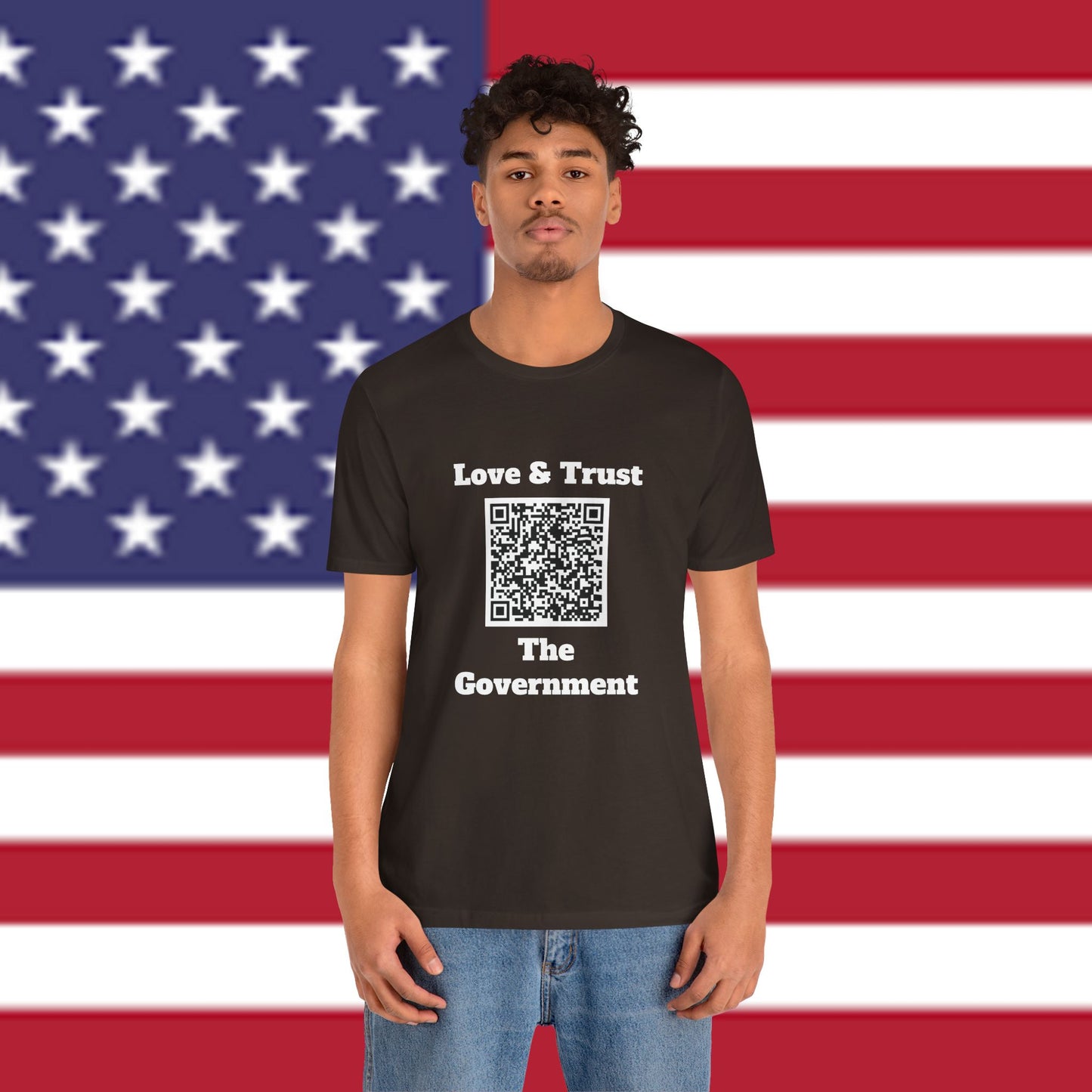 Love & Trust The Government Unisex Short Sleeve Tee