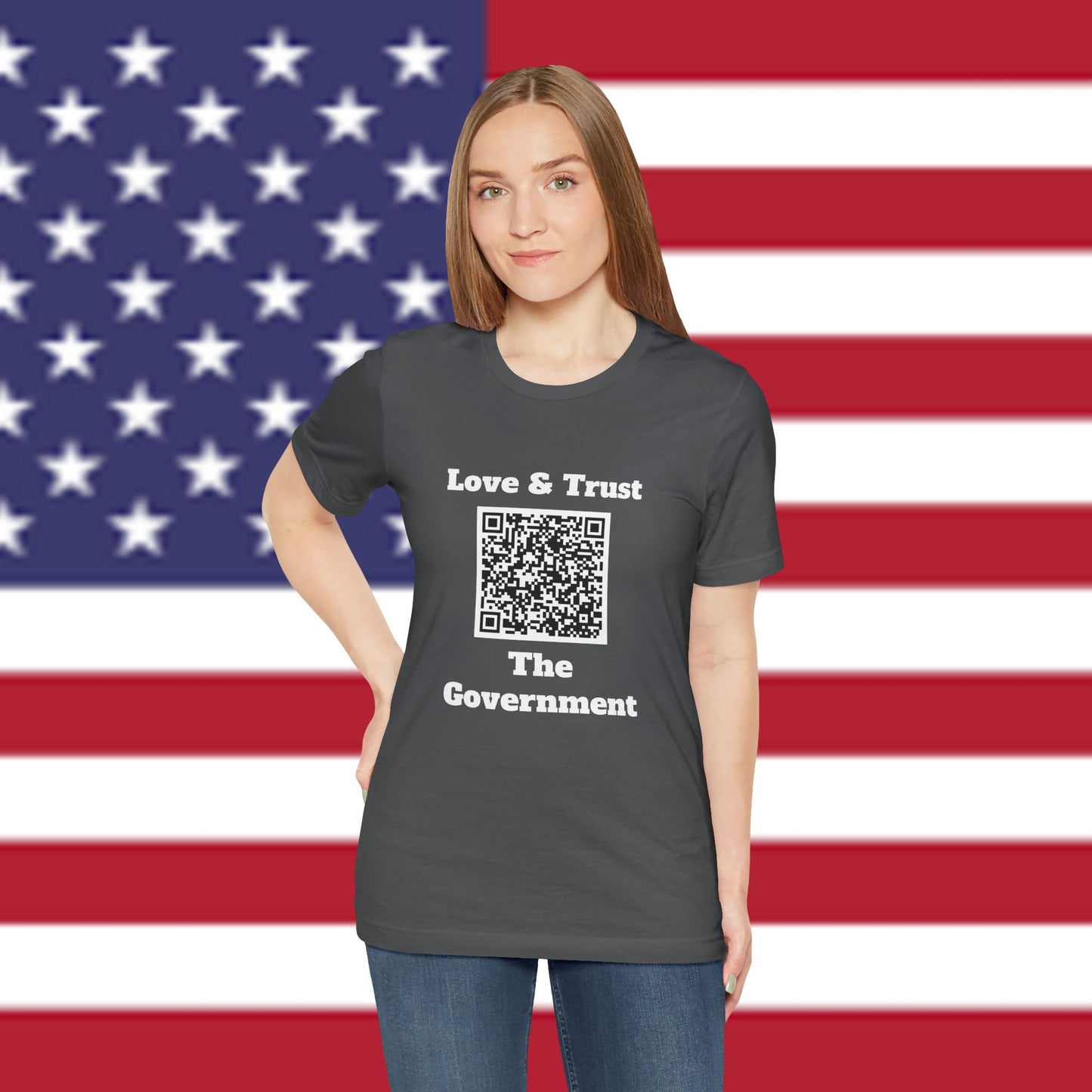 Love & Trust The Government Unisex Short Sleeve Tee