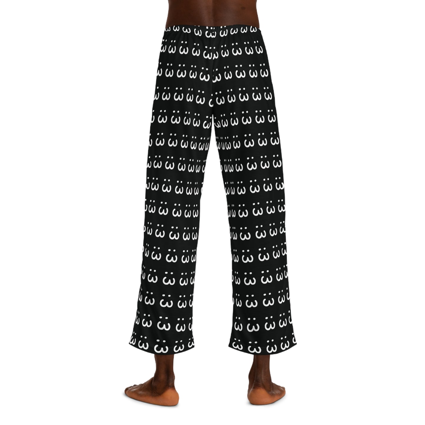 Black :3 Pajama Pants (AOP)