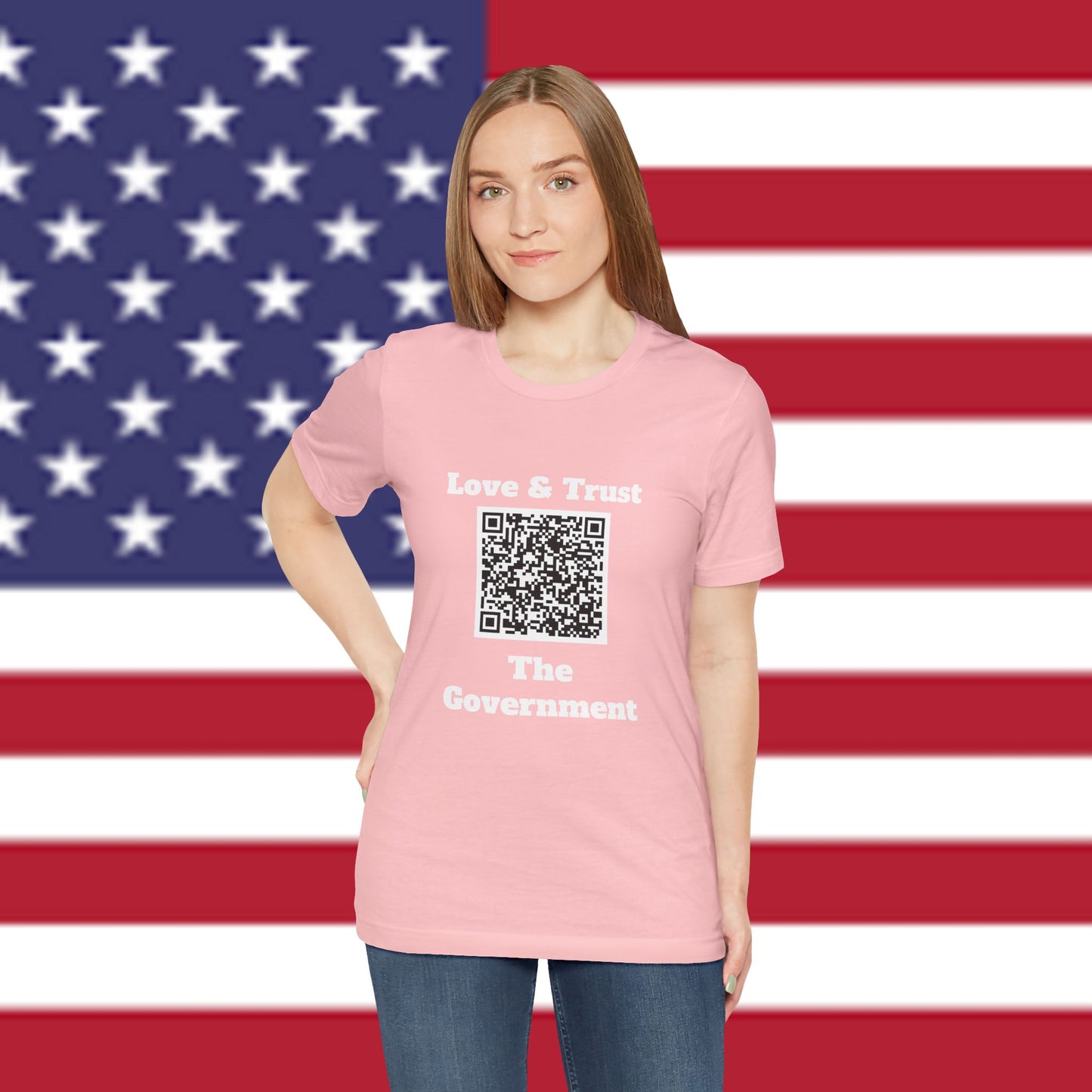Love & Trust The Government Unisex Short Sleeve Tee