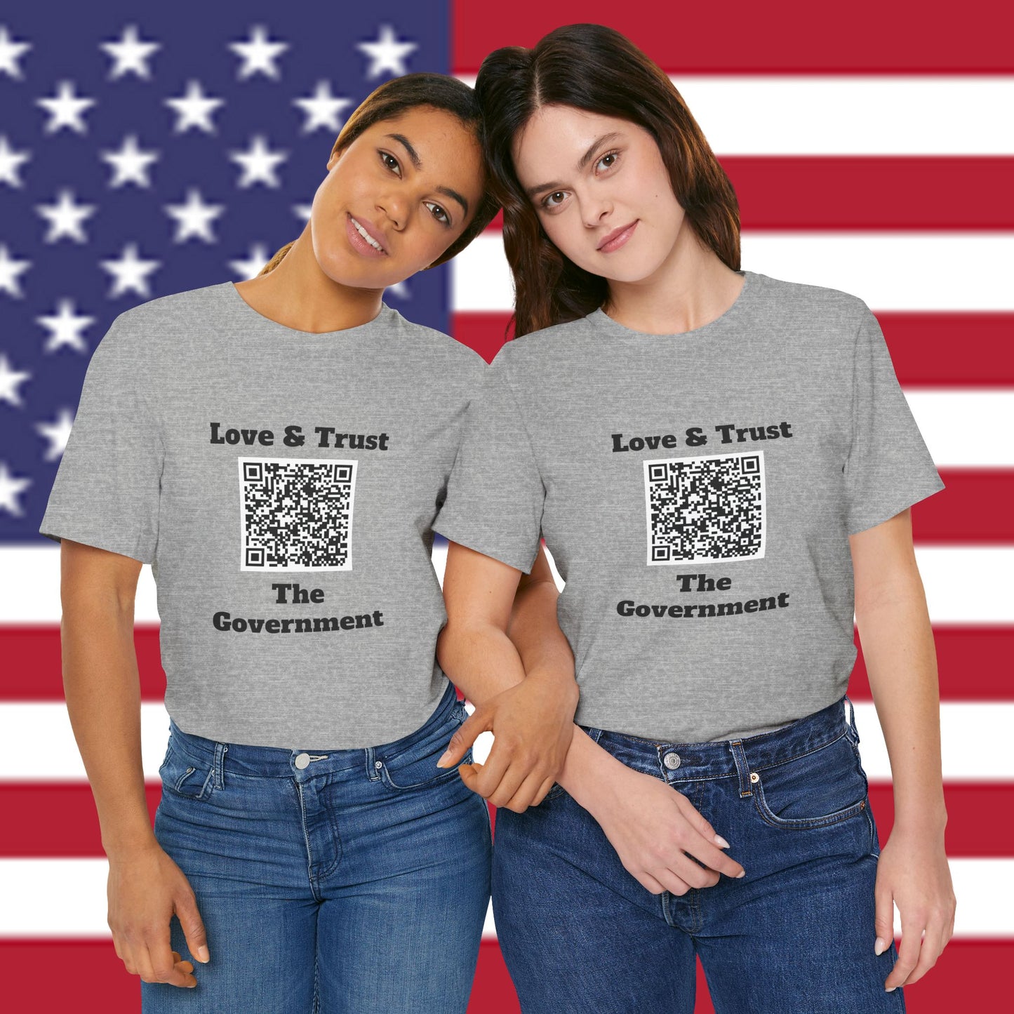 Love & Trust The Government Unisex Short Sleeve Tee
