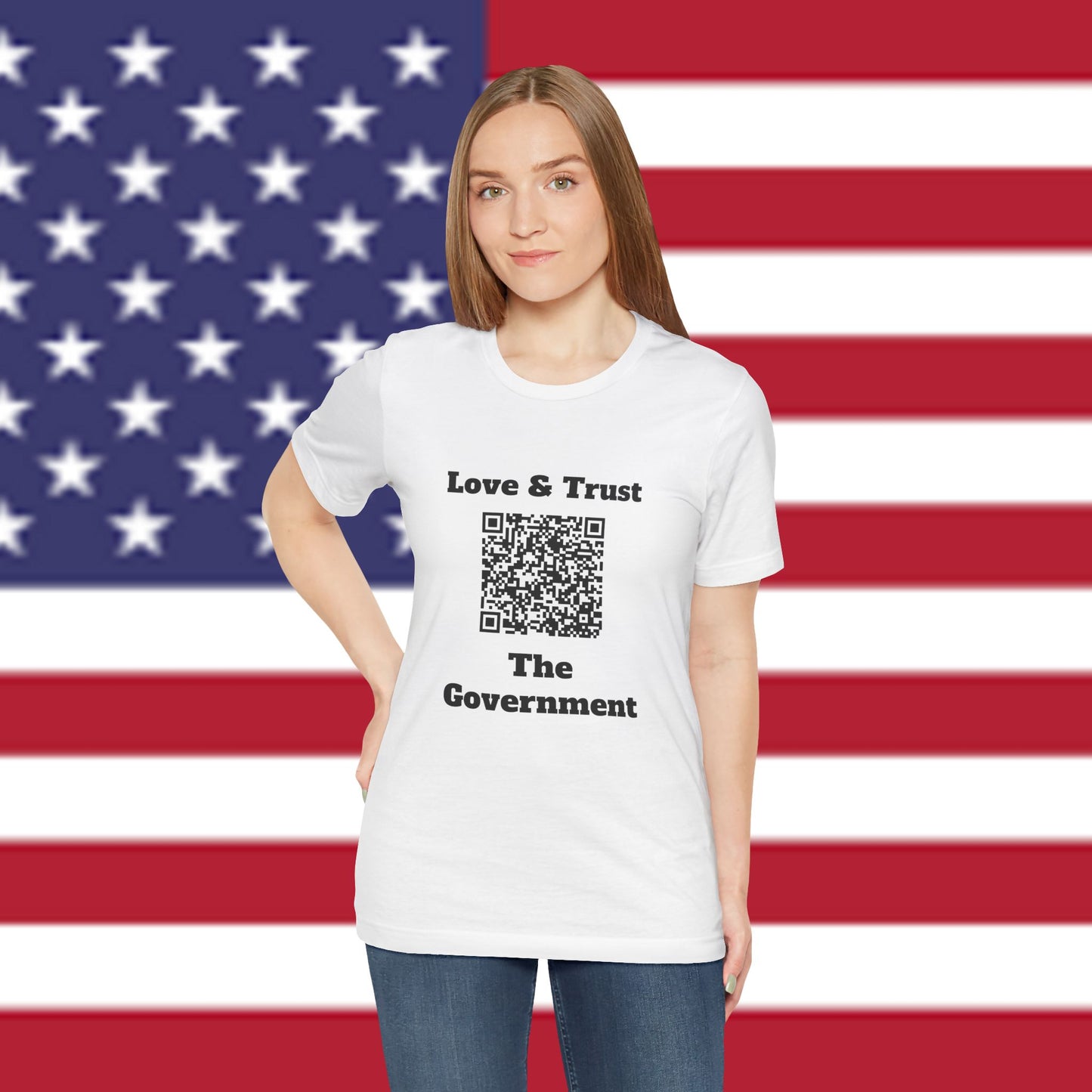 Love & Trust The Government Unisex Short Sleeve Tee