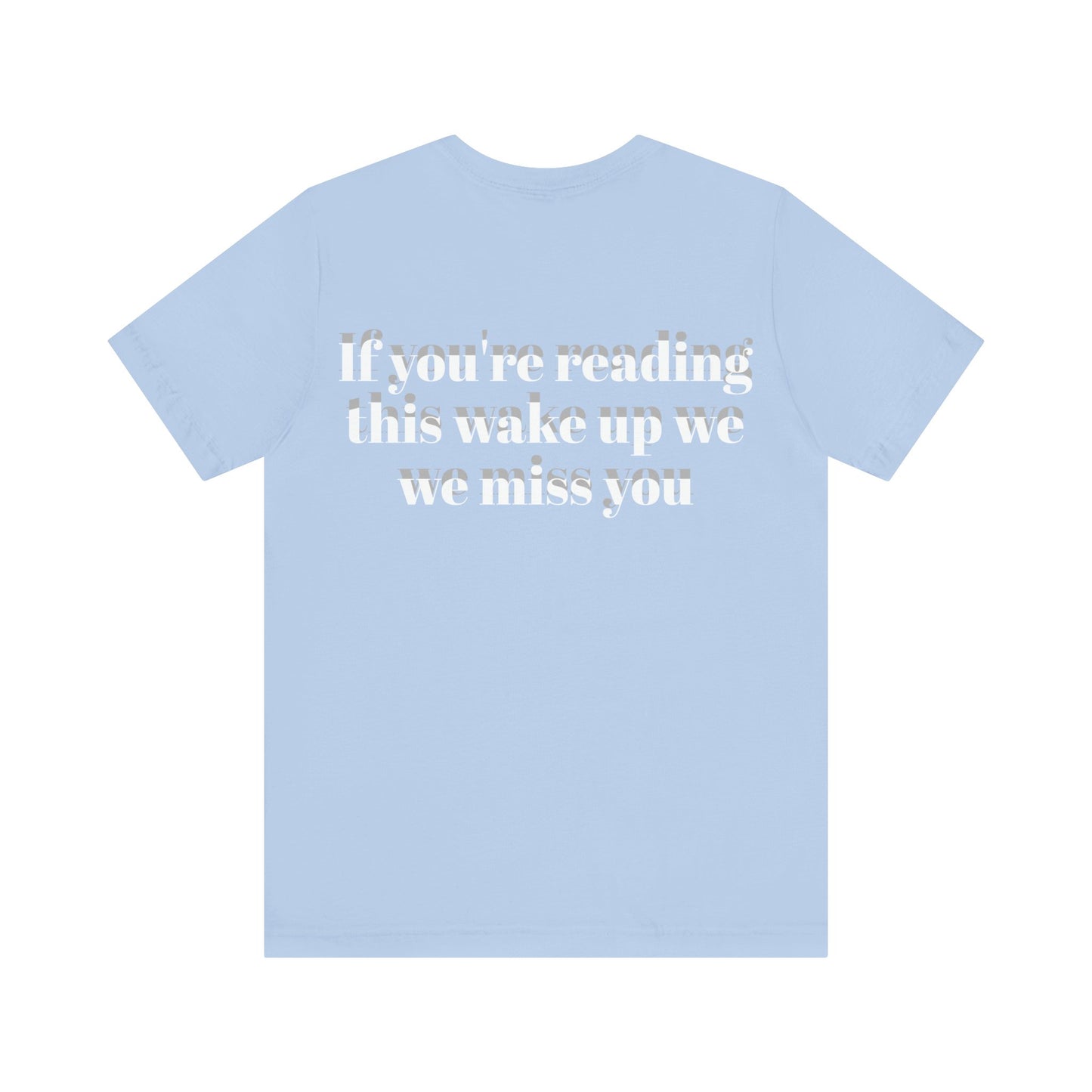 Wake Up Unisex Short Sleeve Tee