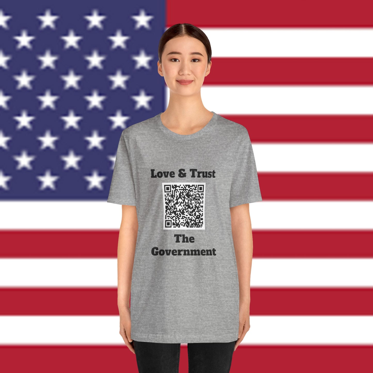 Love & Trust The Government Unisex Short Sleeve Tee