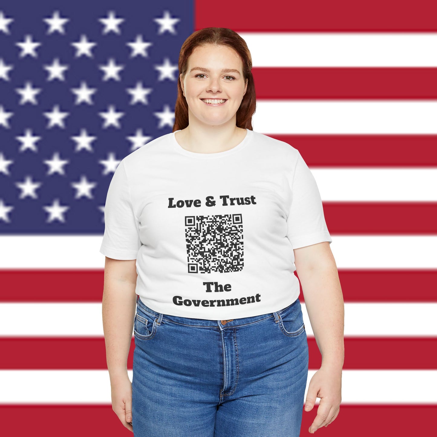 Love & Trust The Government Unisex Short Sleeve Tee