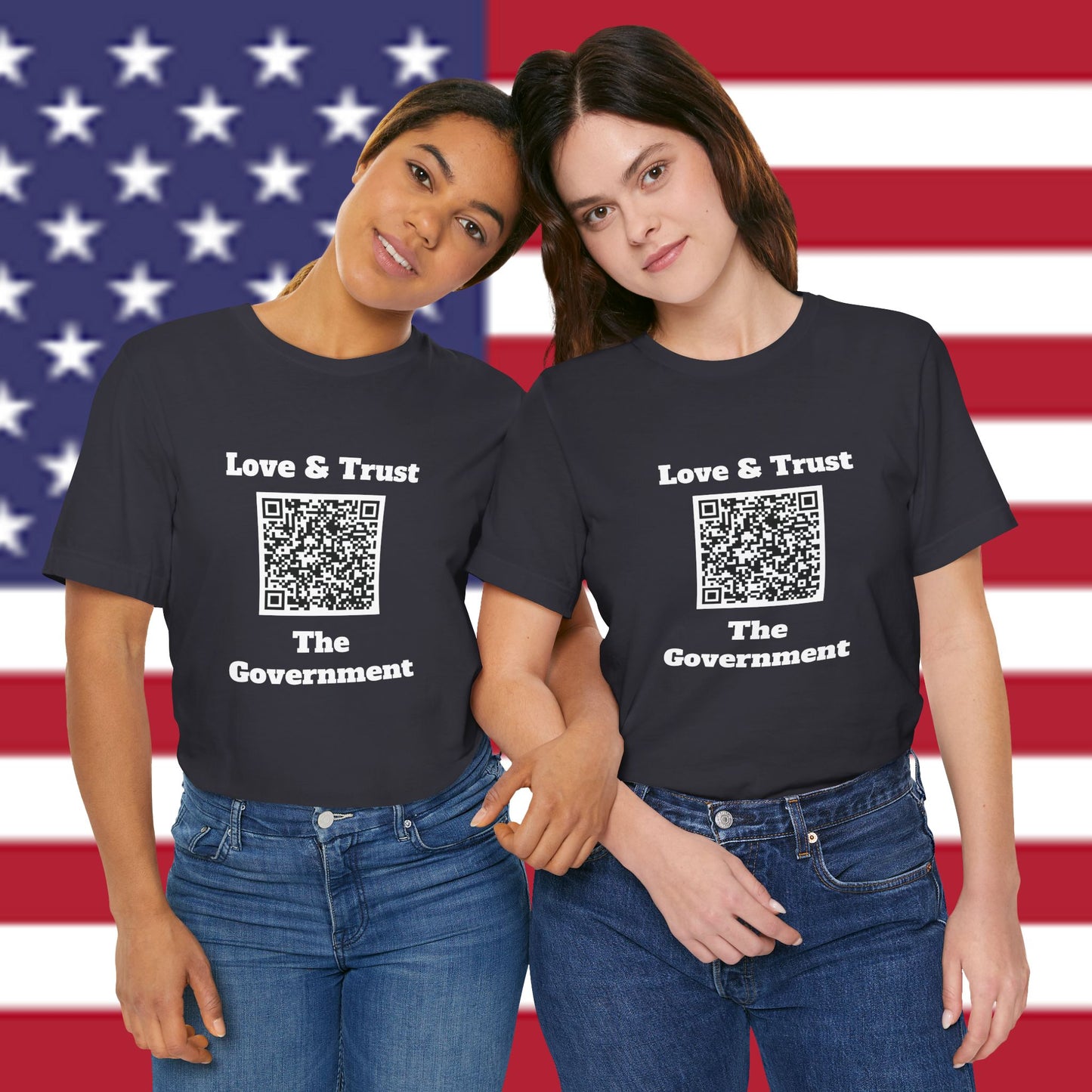 Love & Trust The Government Unisex Short Sleeve Tee