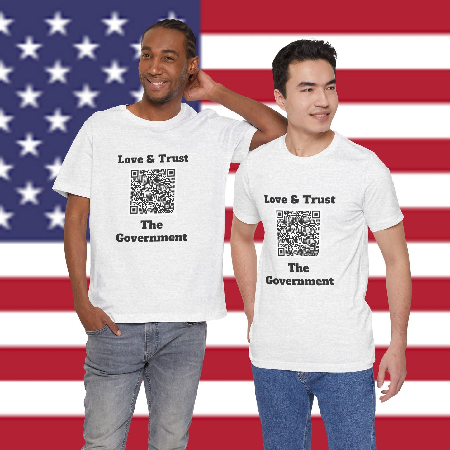 Love & Trust The Government Unisex Short Sleeve Tee