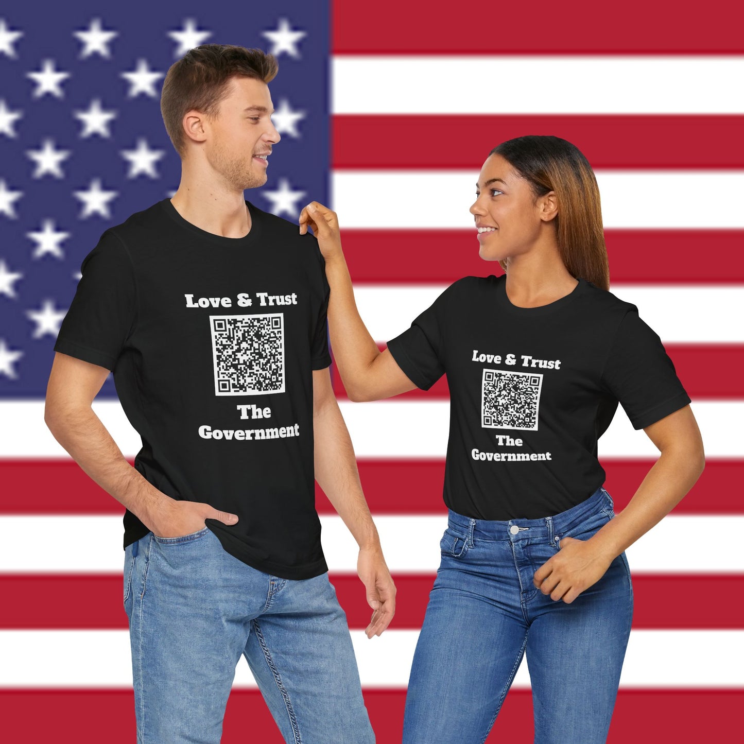 Love & Trust The Government Unisex Short Sleeve Tee