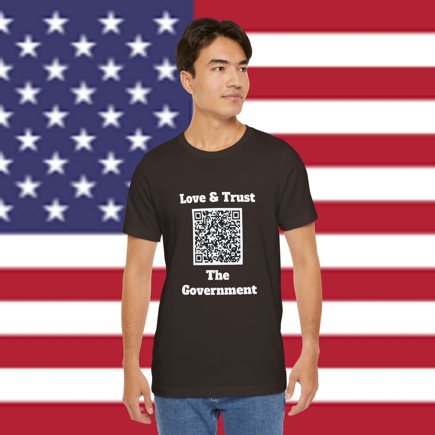 Love & Trust The Government Unisex Short Sleeve Tee