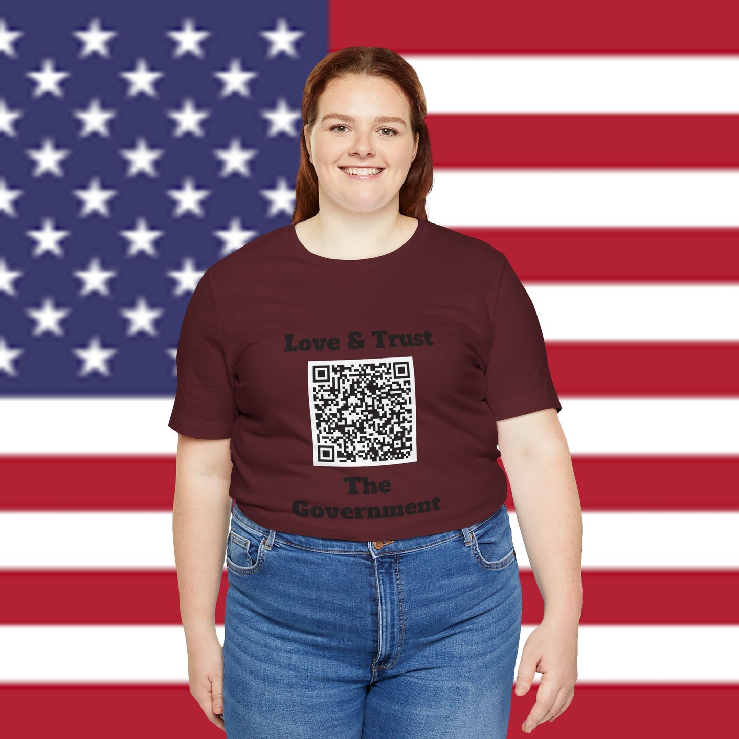 Love & Trust The Government Unisex Short Sleeve Tee