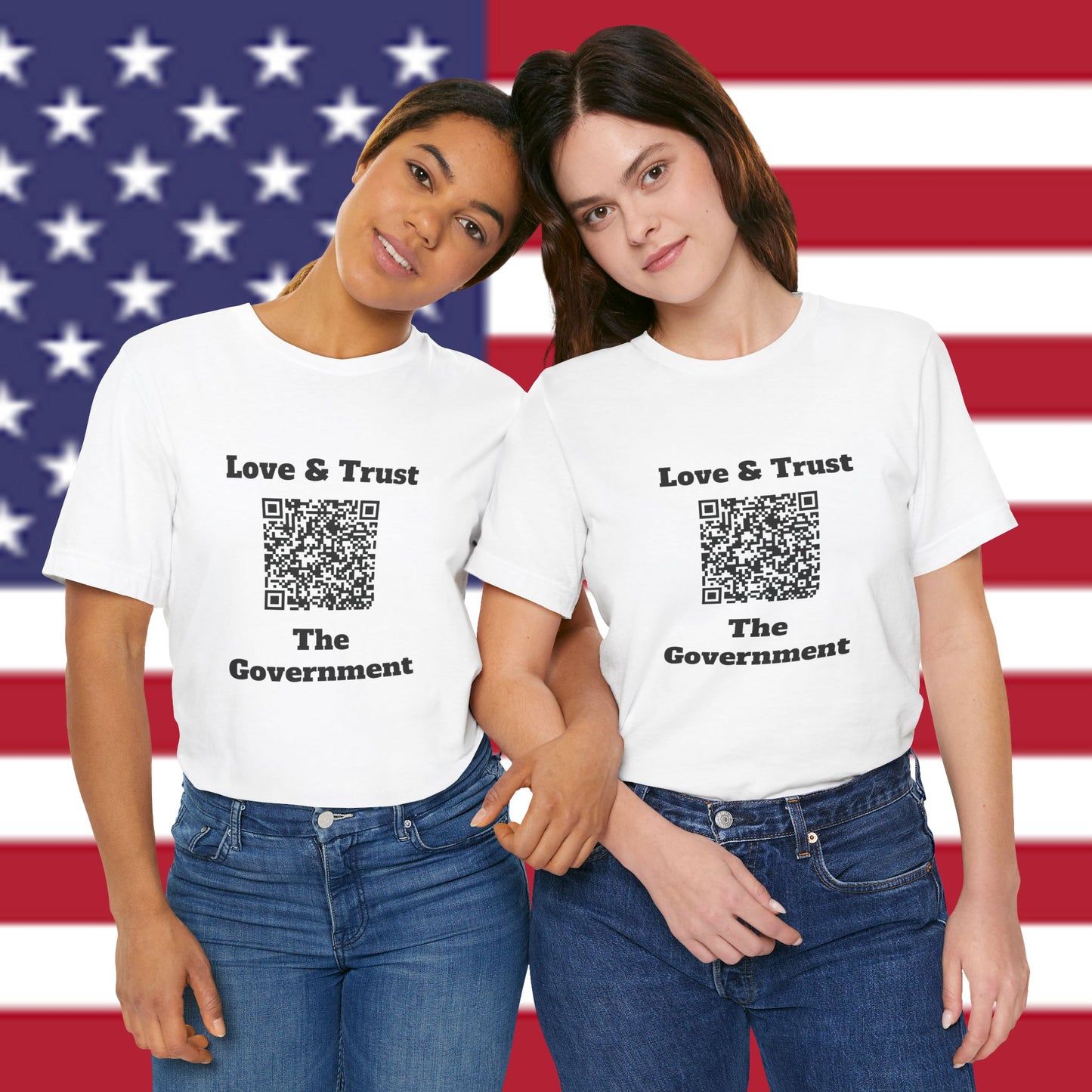 Love & Trust The Government Unisex Short Sleeve Tee