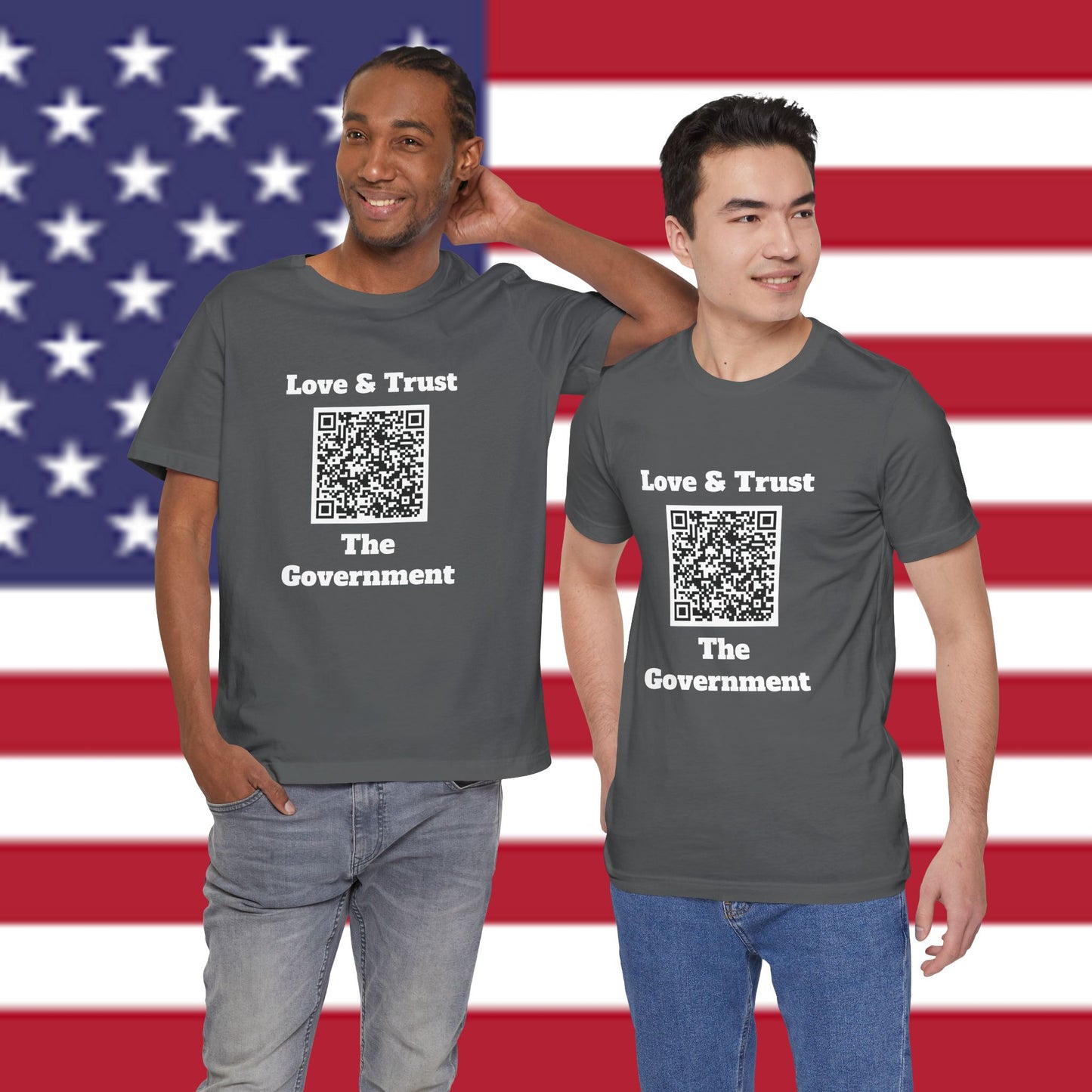 Love & Trust The Government Unisex Short Sleeve Tee