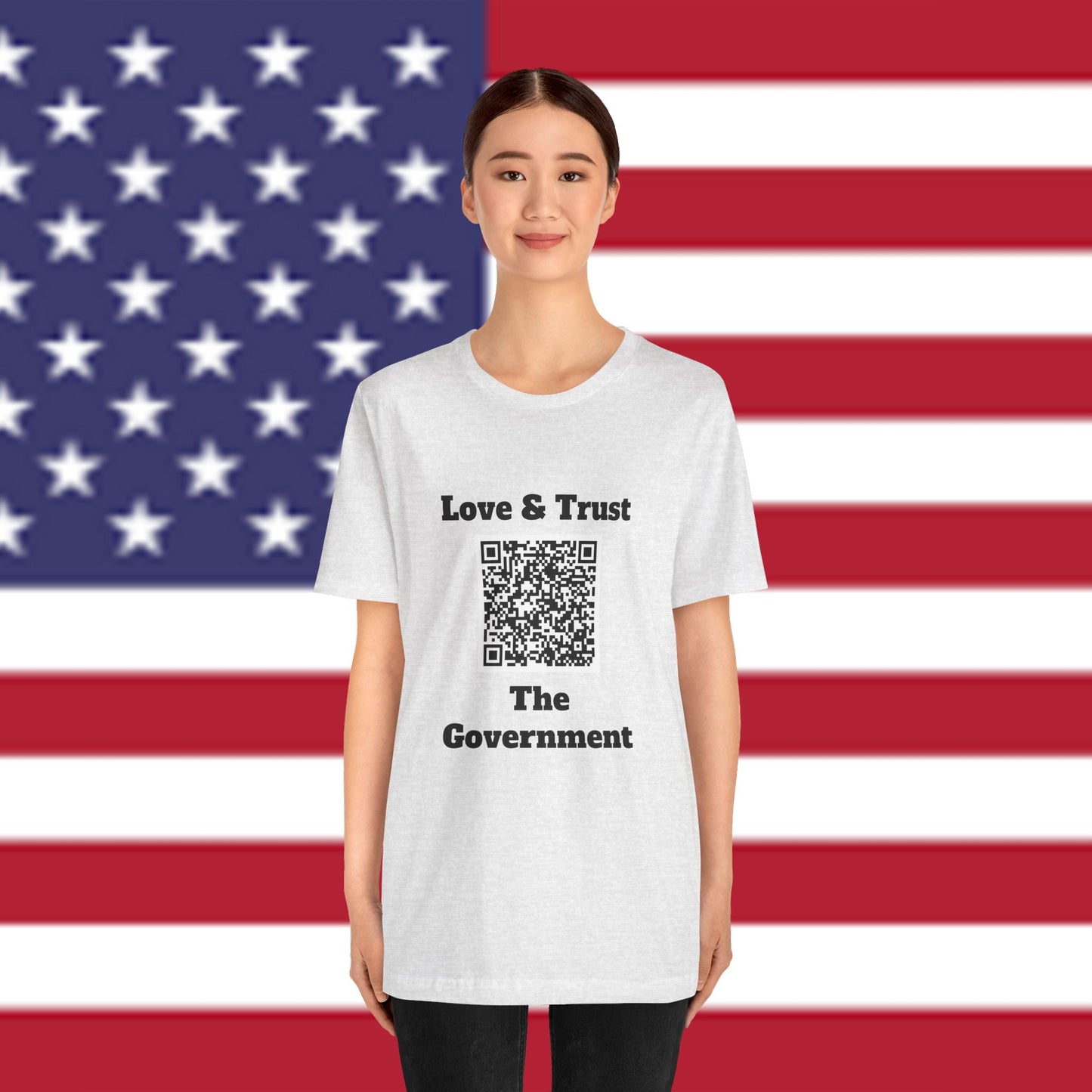 Love & Trust The Government Unisex Short Sleeve Tee