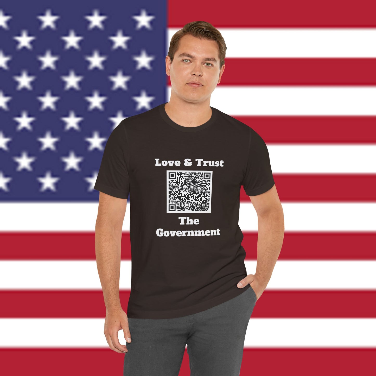 Love & Trust The Government Unisex Short Sleeve Tee