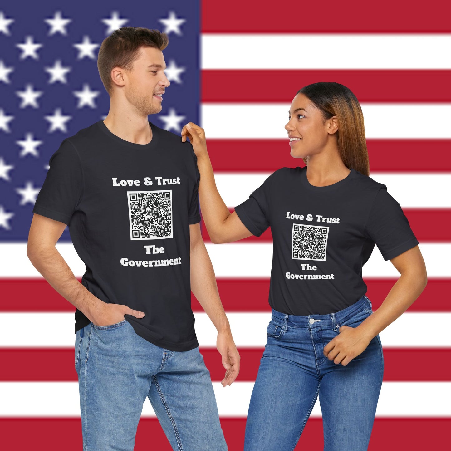 Love & Trust The Government Unisex Short Sleeve Tee