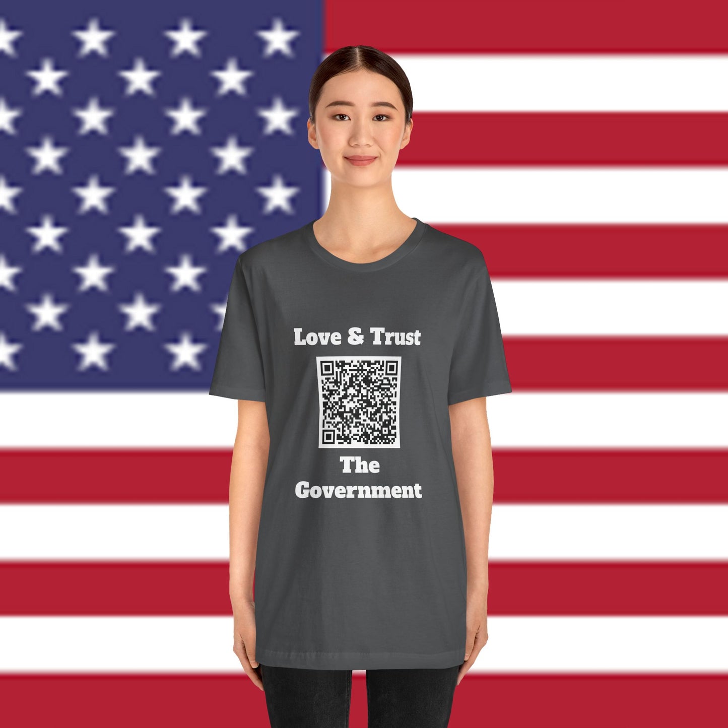 Love & Trust The Government Unisex Short Sleeve Tee