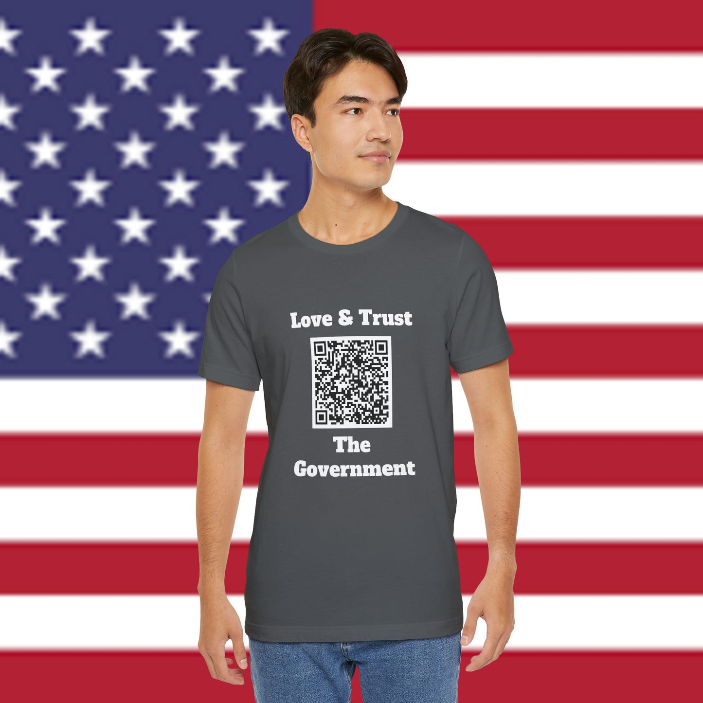 Love & Trust The Government Unisex Short Sleeve Tee