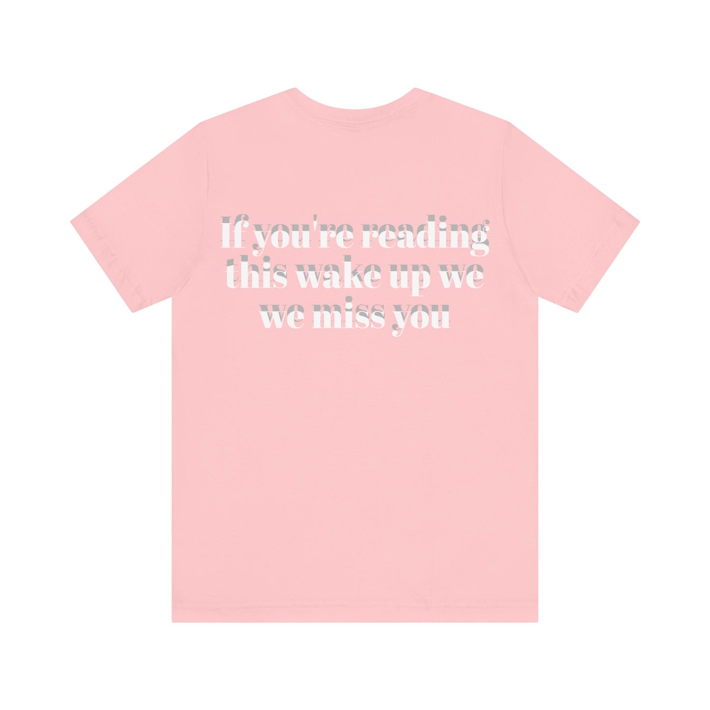 Wake Up Unisex Short Sleeve Tee