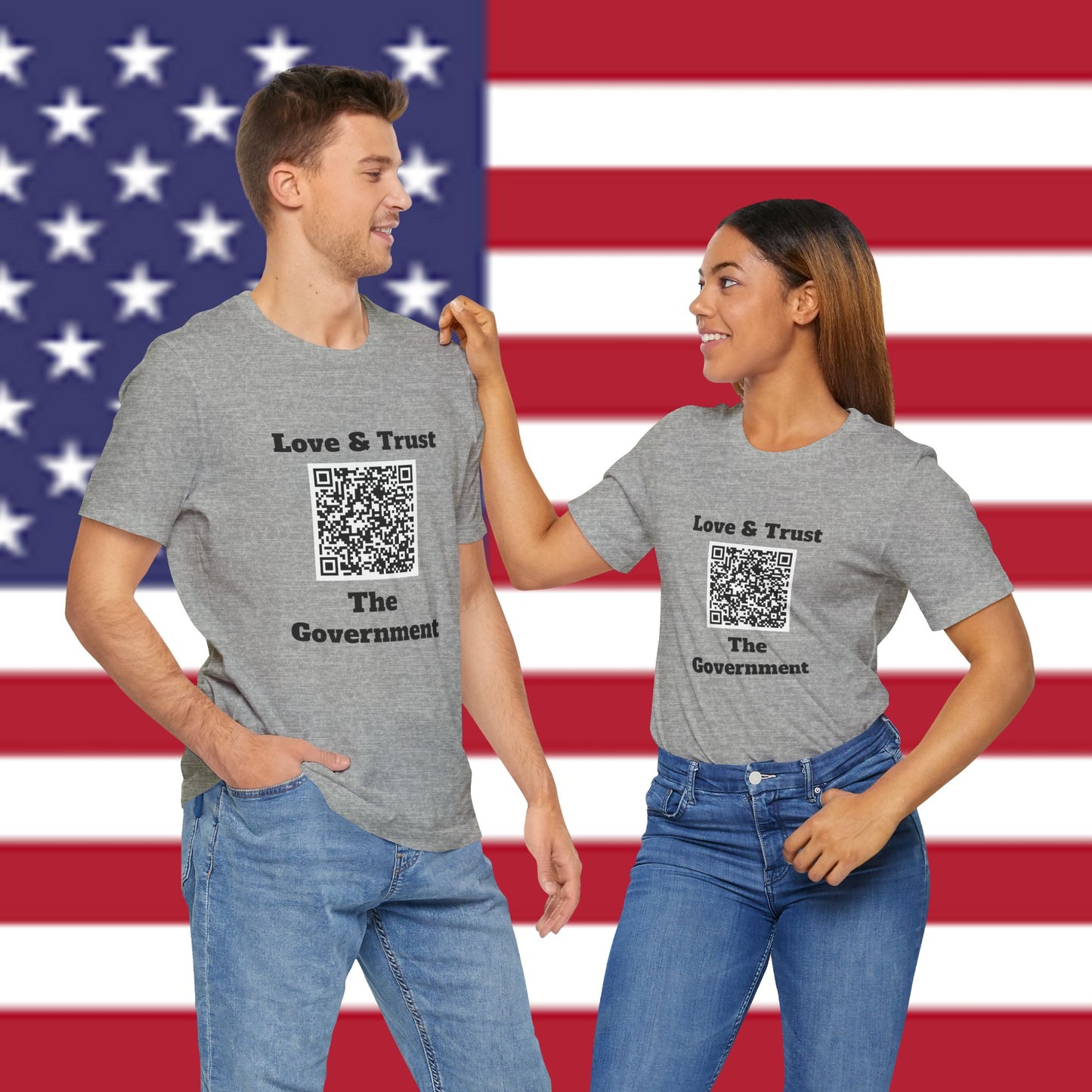 Love & Trust The Government Unisex Short Sleeve Tee
