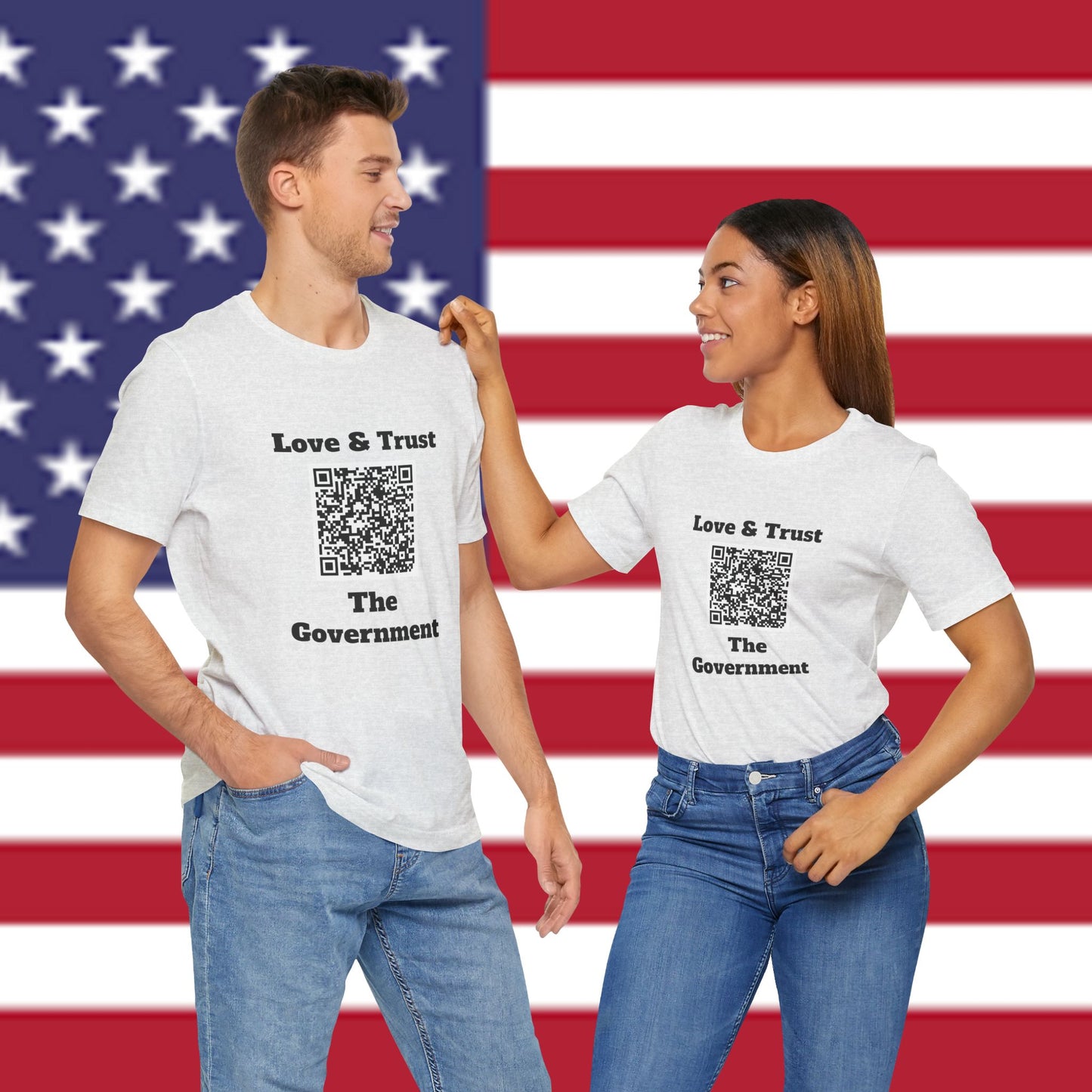 Love & Trust The Government Unisex Short Sleeve Tee