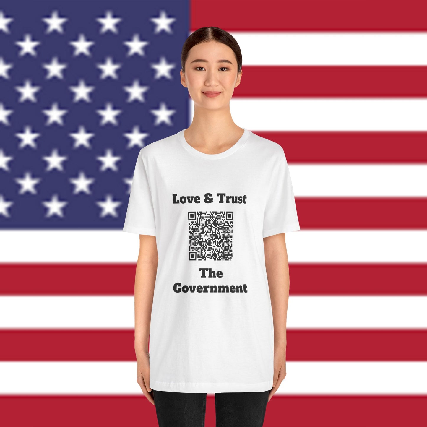 Love & Trust The Government Unisex Short Sleeve Tee