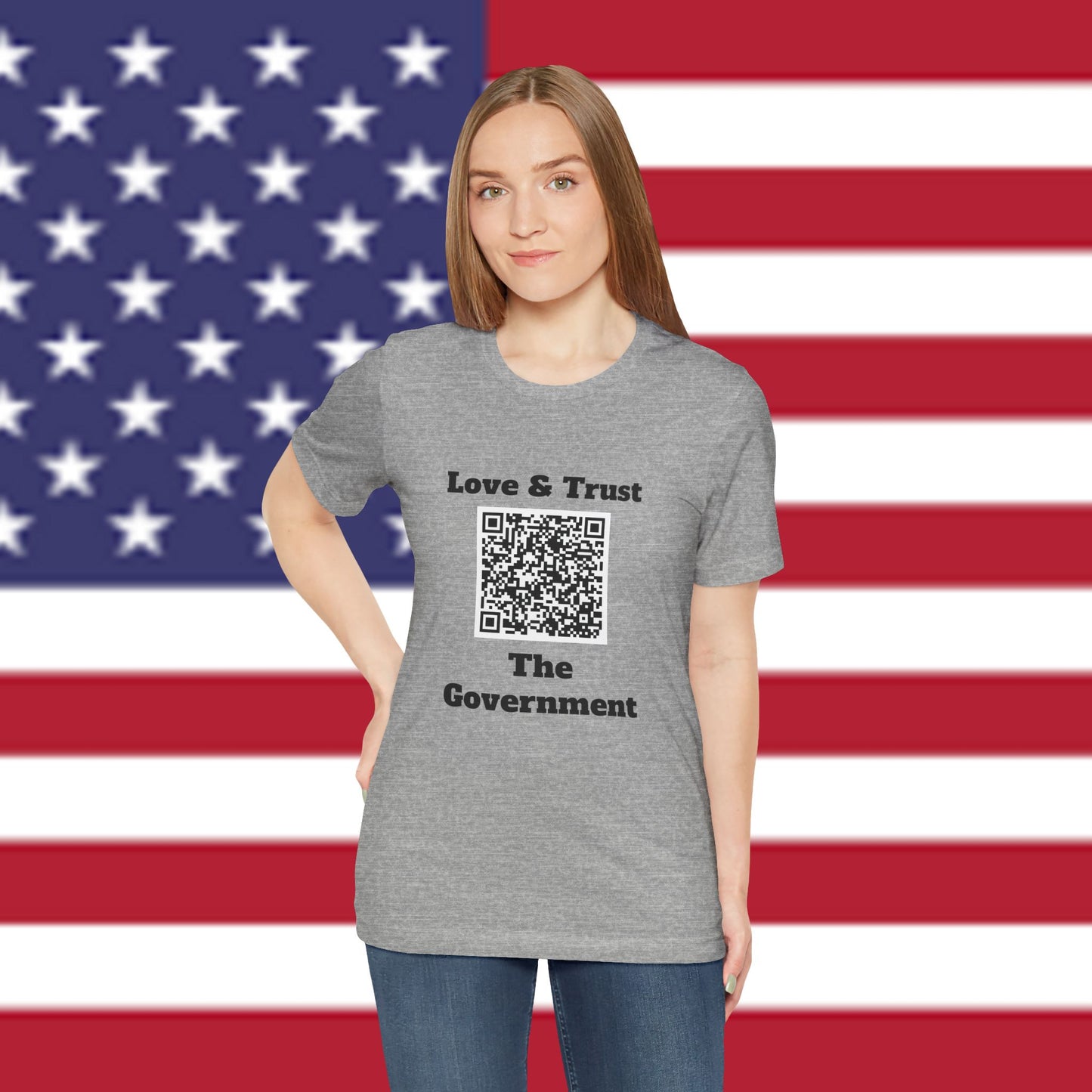 Love & Trust The Government Unisex Short Sleeve Tee