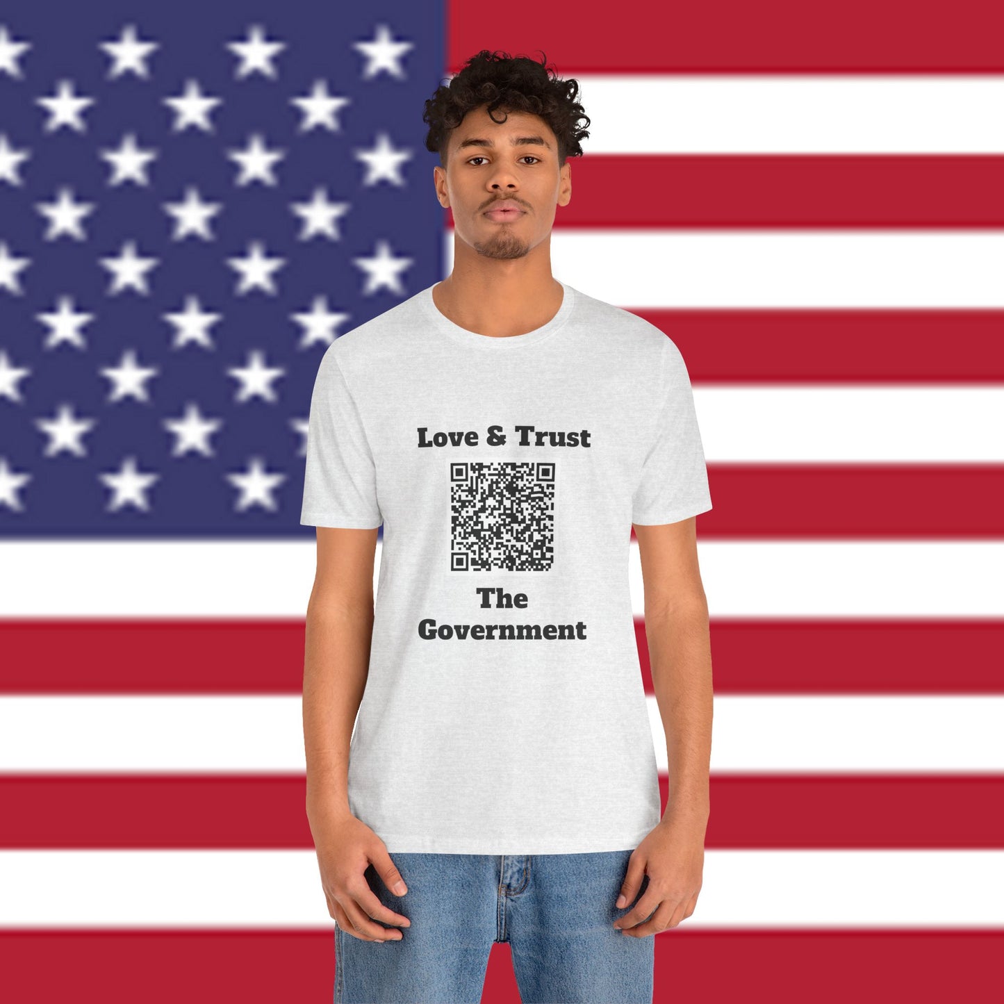 Love & Trust The Government Unisex Short Sleeve Tee