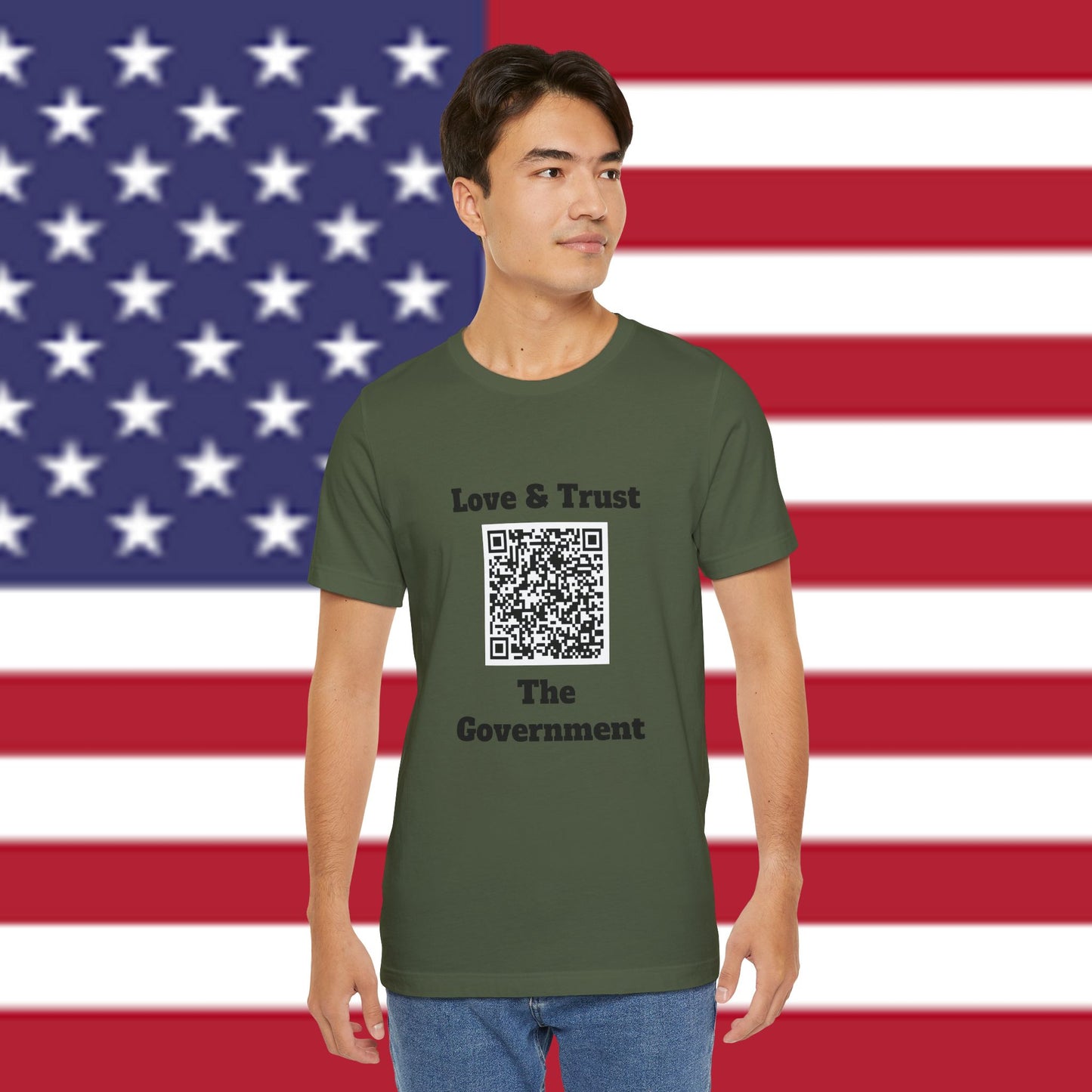 Love & Trust The Government Unisex Short Sleeve Tee