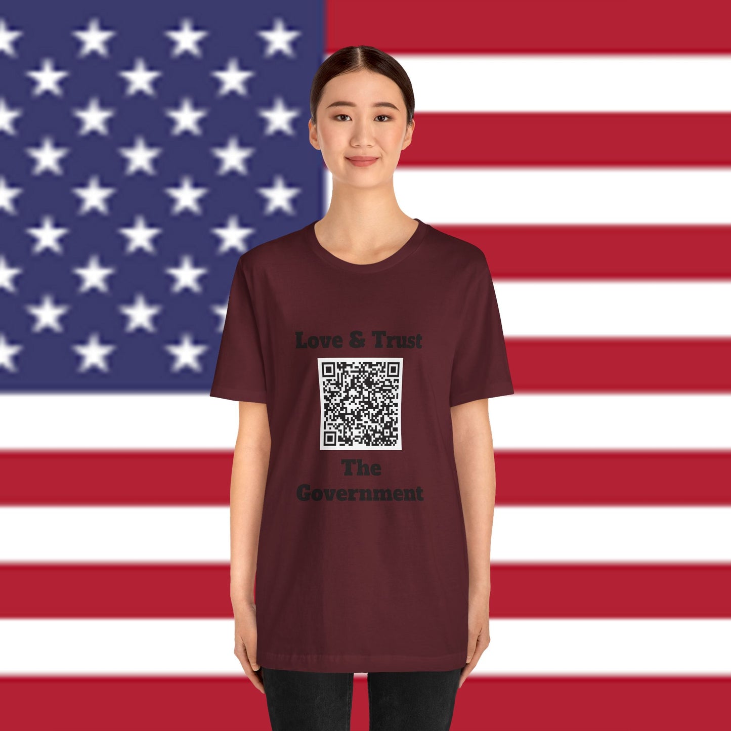Love & Trust The Government Unisex Short Sleeve Tee