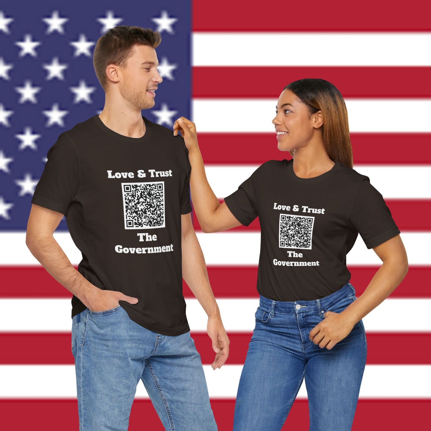 Love & Trust The Government Unisex Short Sleeve Tee