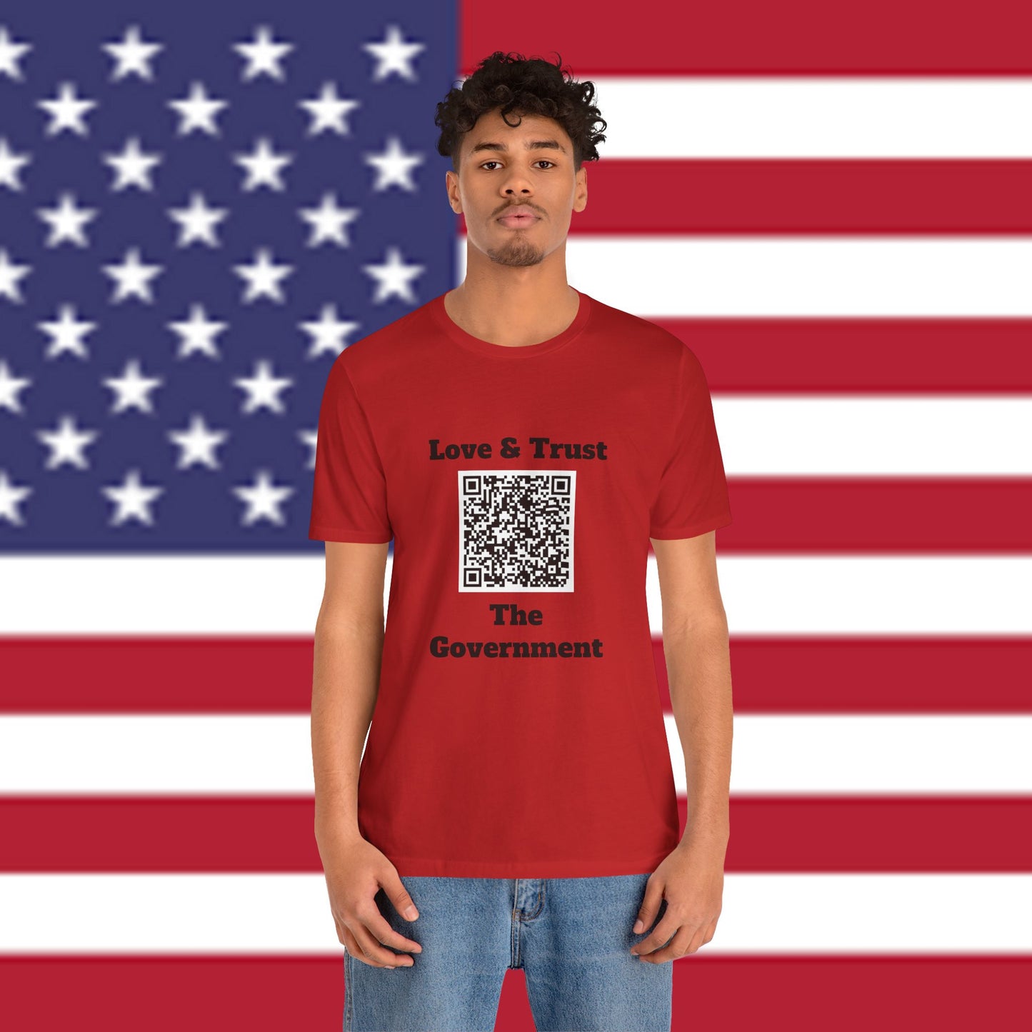 Love & Trust The Government Unisex Short Sleeve Tee