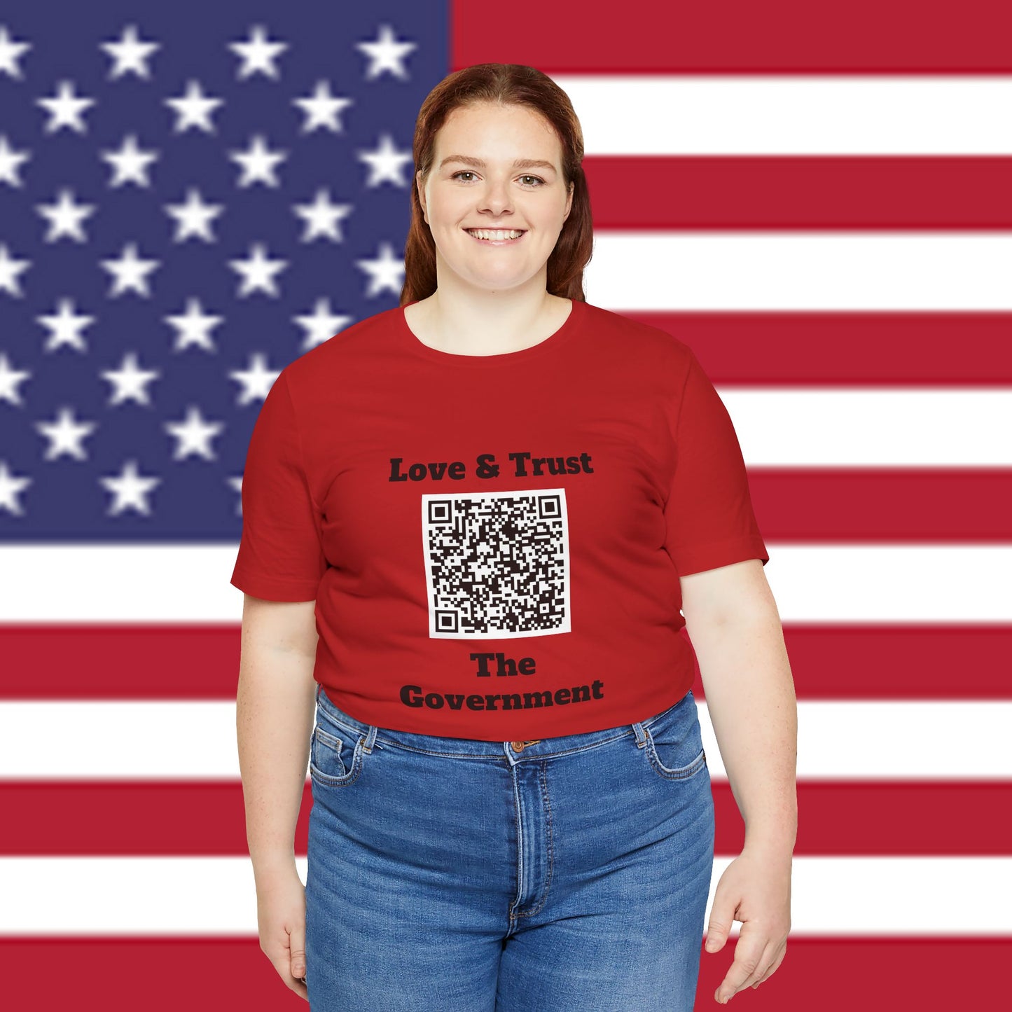 Love & Trust The Government Unisex Short Sleeve Tee