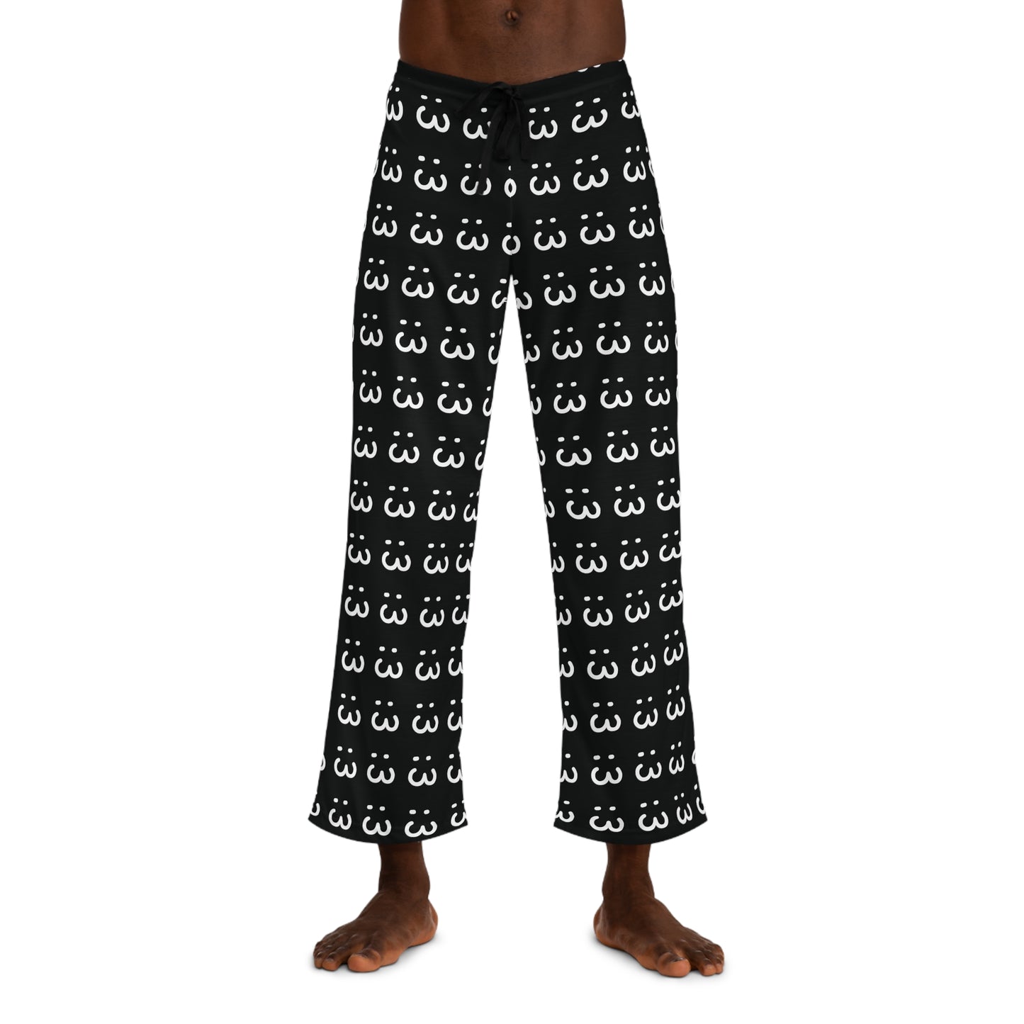 Black :3 Pajama Pants (AOP)
