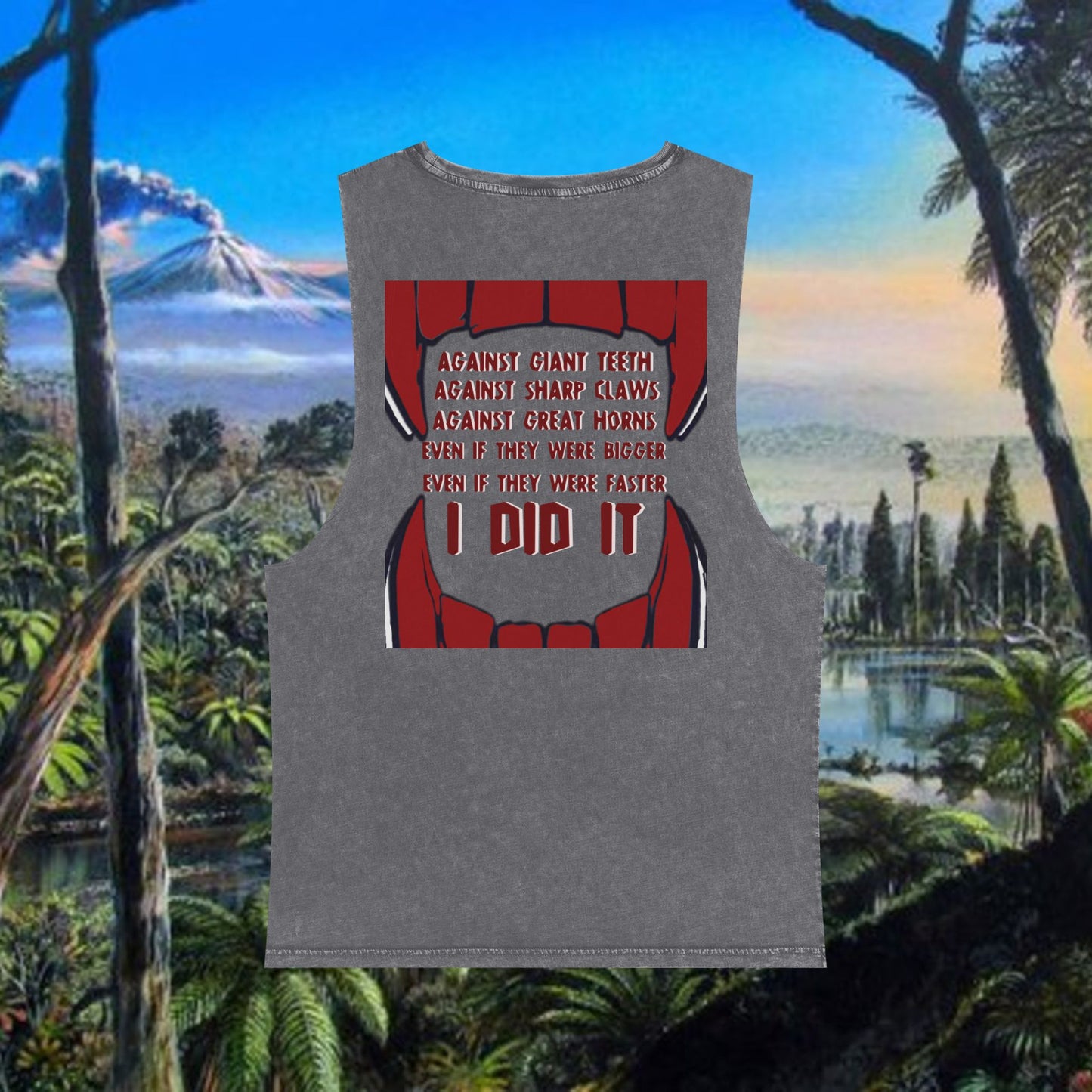 Dinosaur Slayer Stonewash Tank Top
