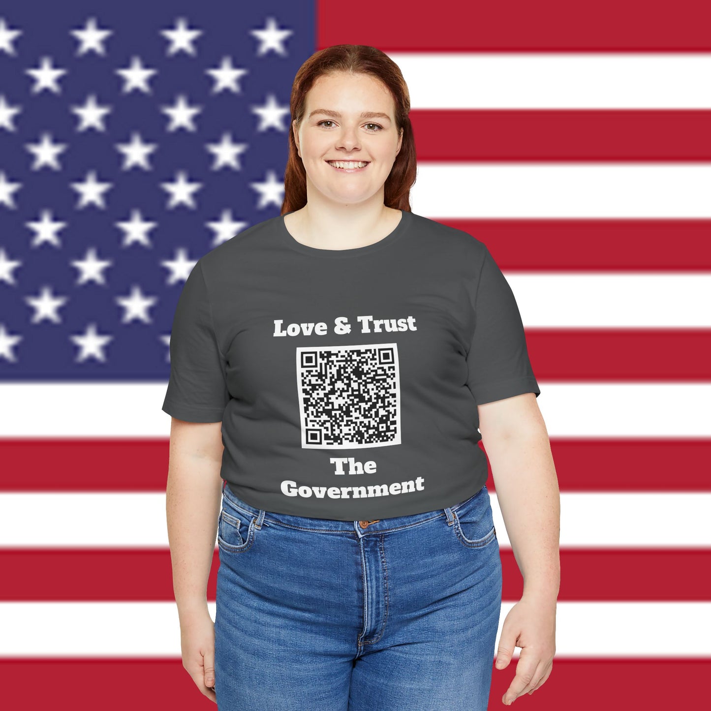 Love & Trust The Government Unisex Short Sleeve Tee
