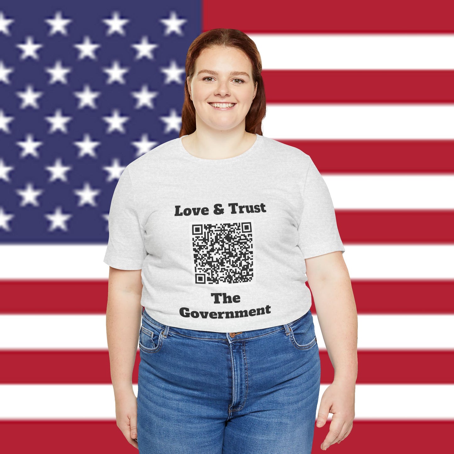 Love & Trust The Government Unisex Short Sleeve Tee