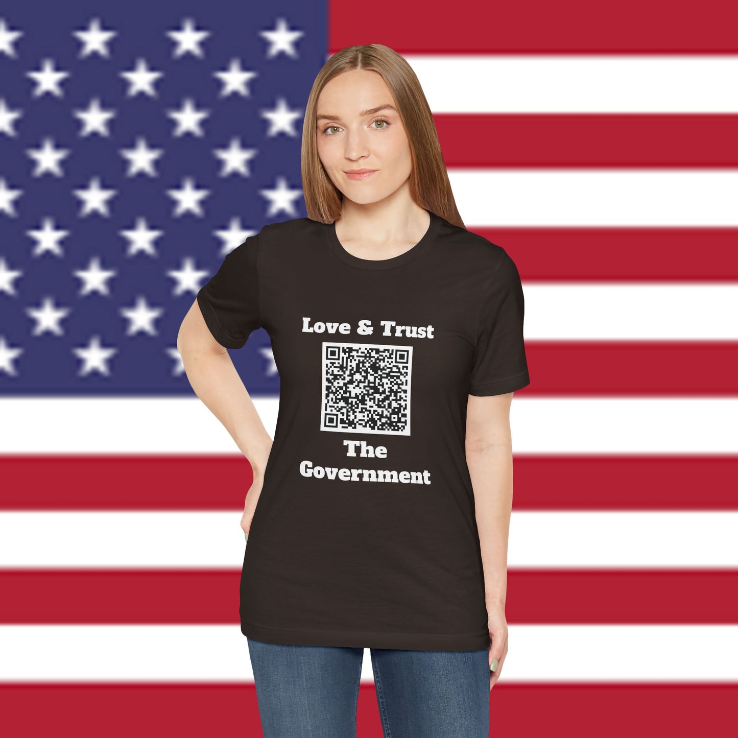 Love & Trust The Government Unisex Short Sleeve Tee