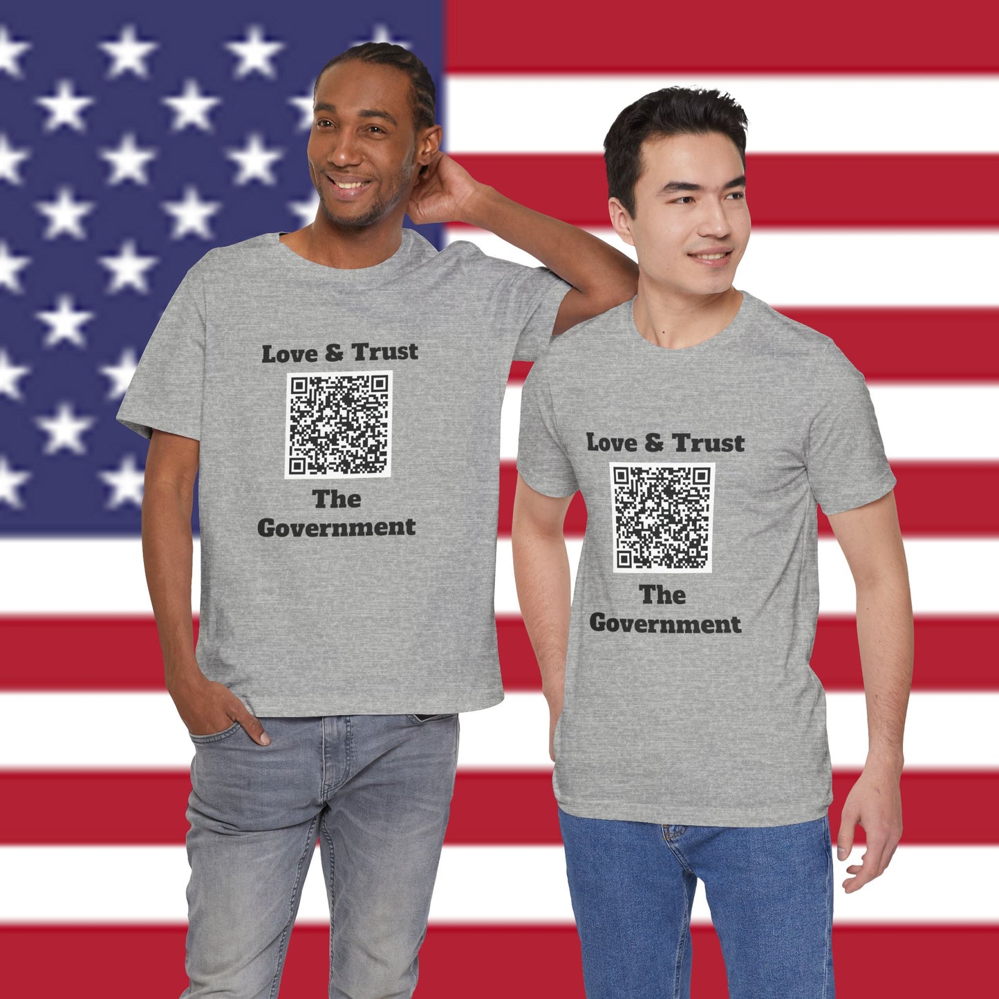 Love & Trust The Government Unisex Short Sleeve Tee