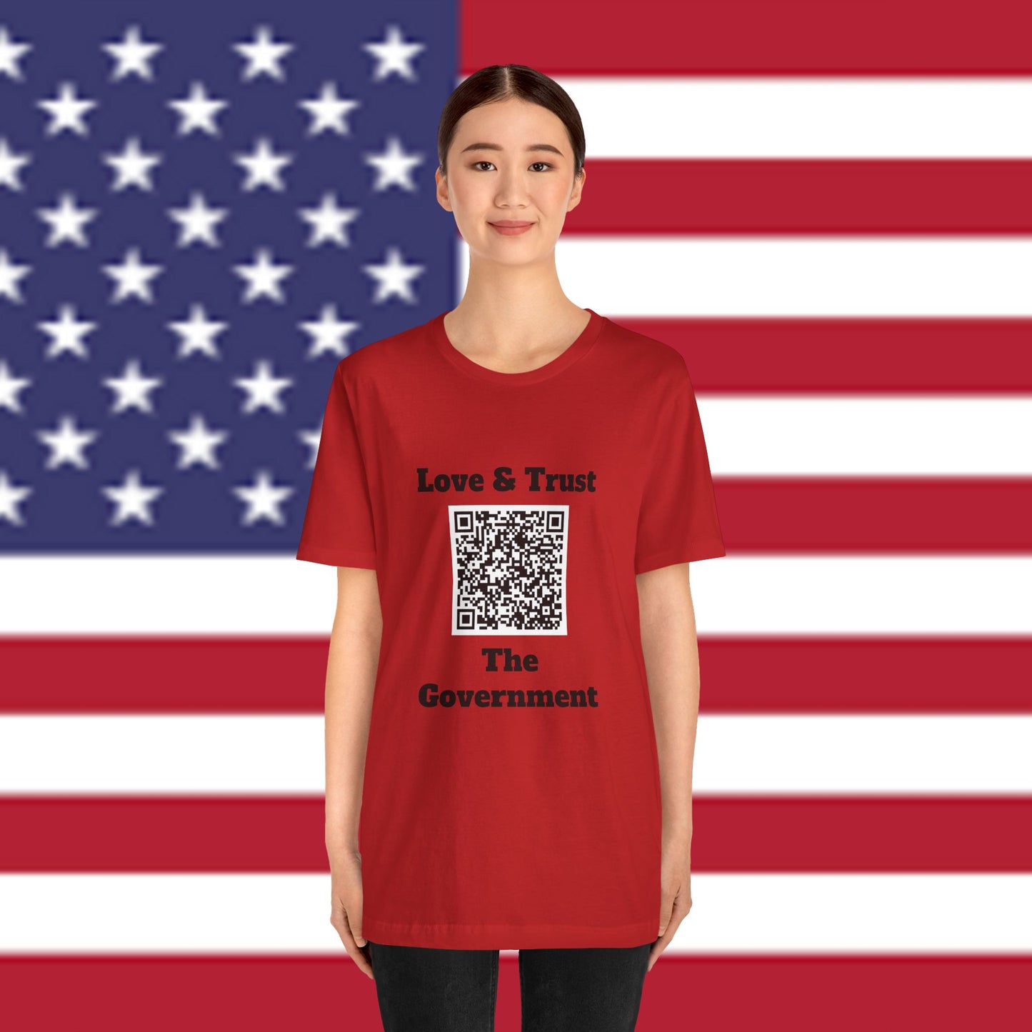 Love & Trust The Government Unisex Short Sleeve Tee