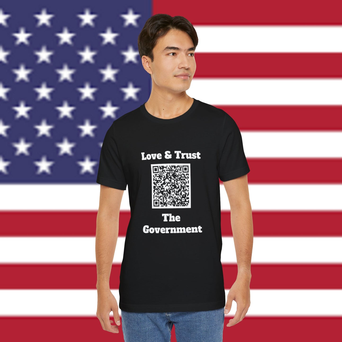 Love & Trust The Government Unisex Short Sleeve Tee