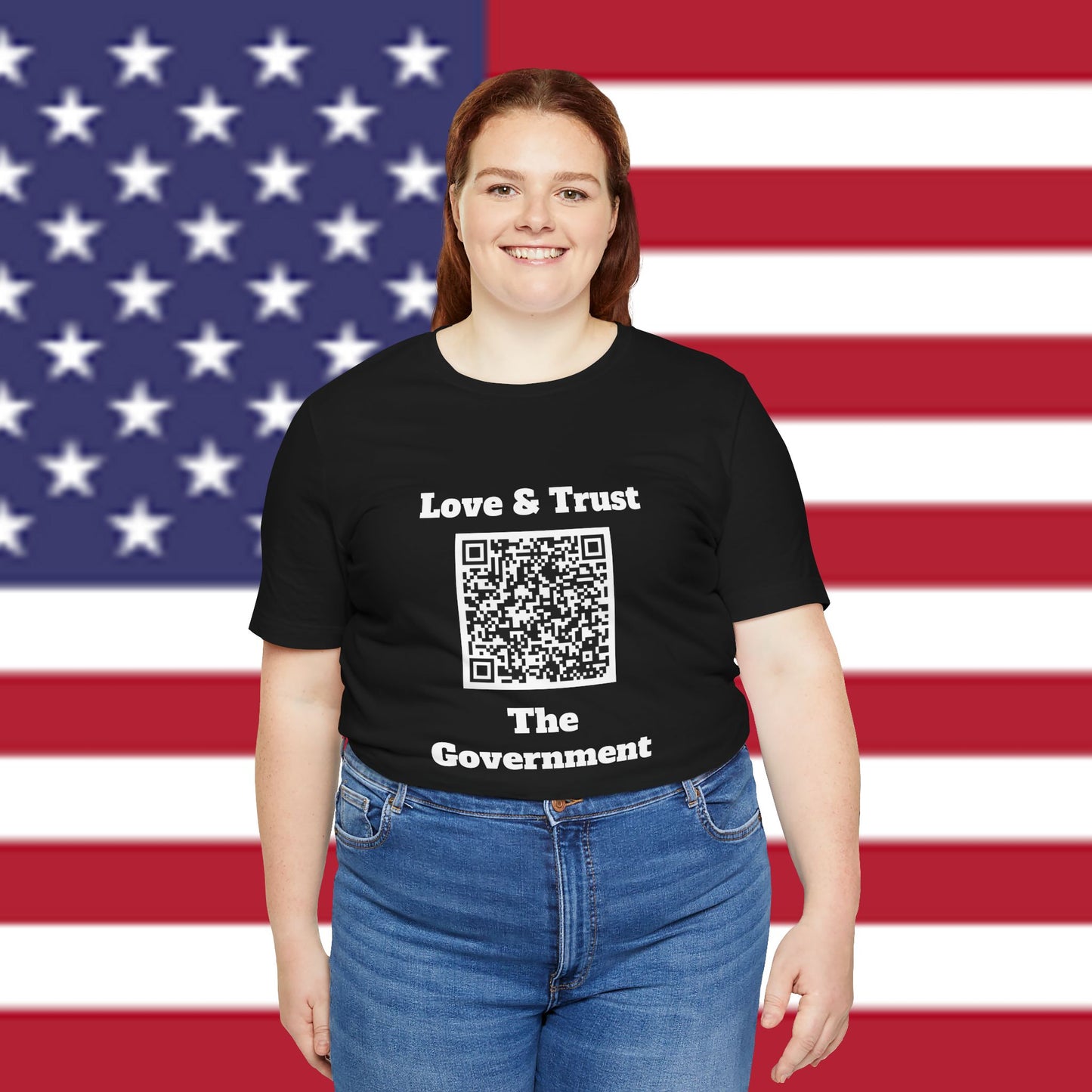 Love & Trust The Government Unisex Short Sleeve Tee