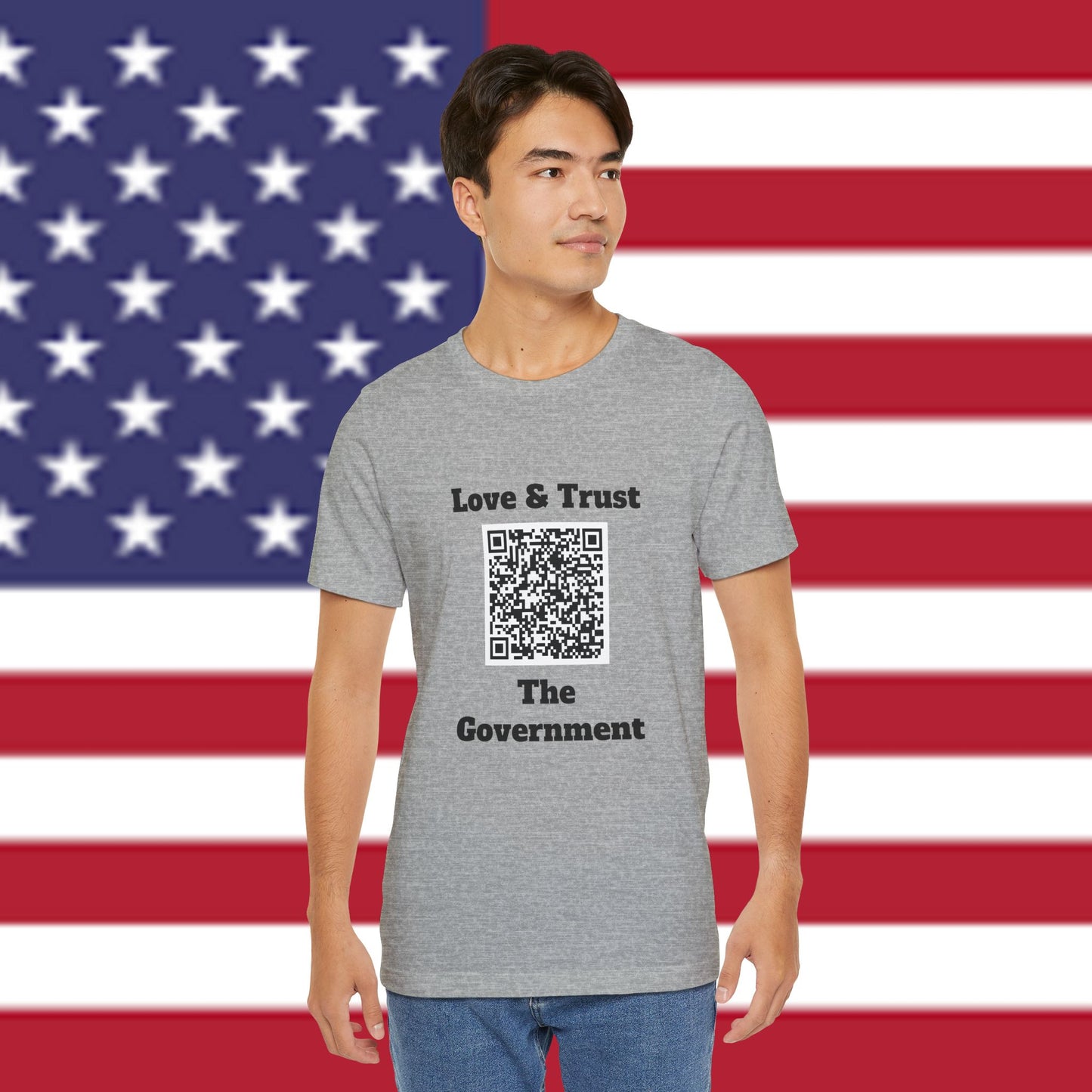 Love & Trust The Government Unisex Short Sleeve Tee