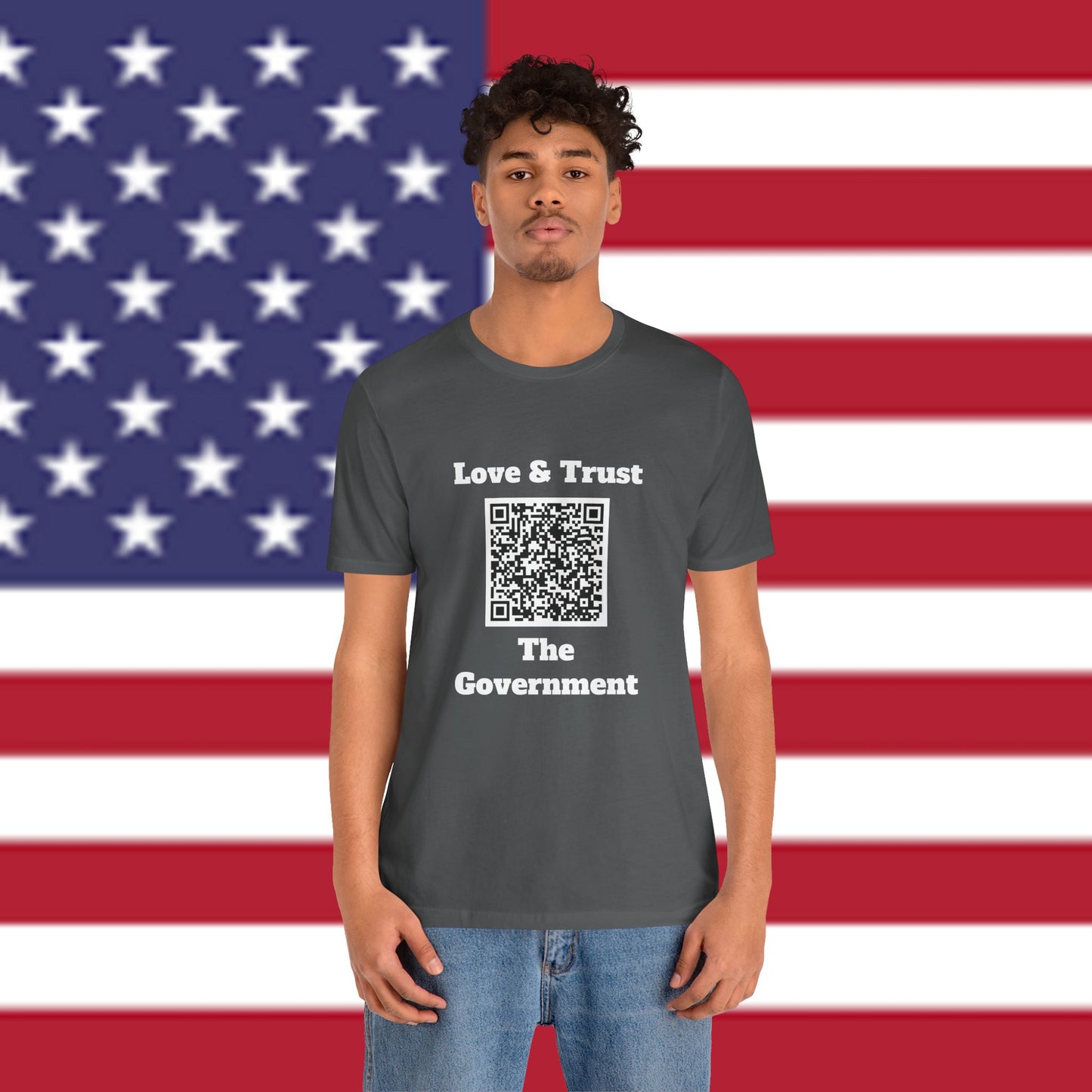 Love & Trust The Government Unisex Short Sleeve Tee