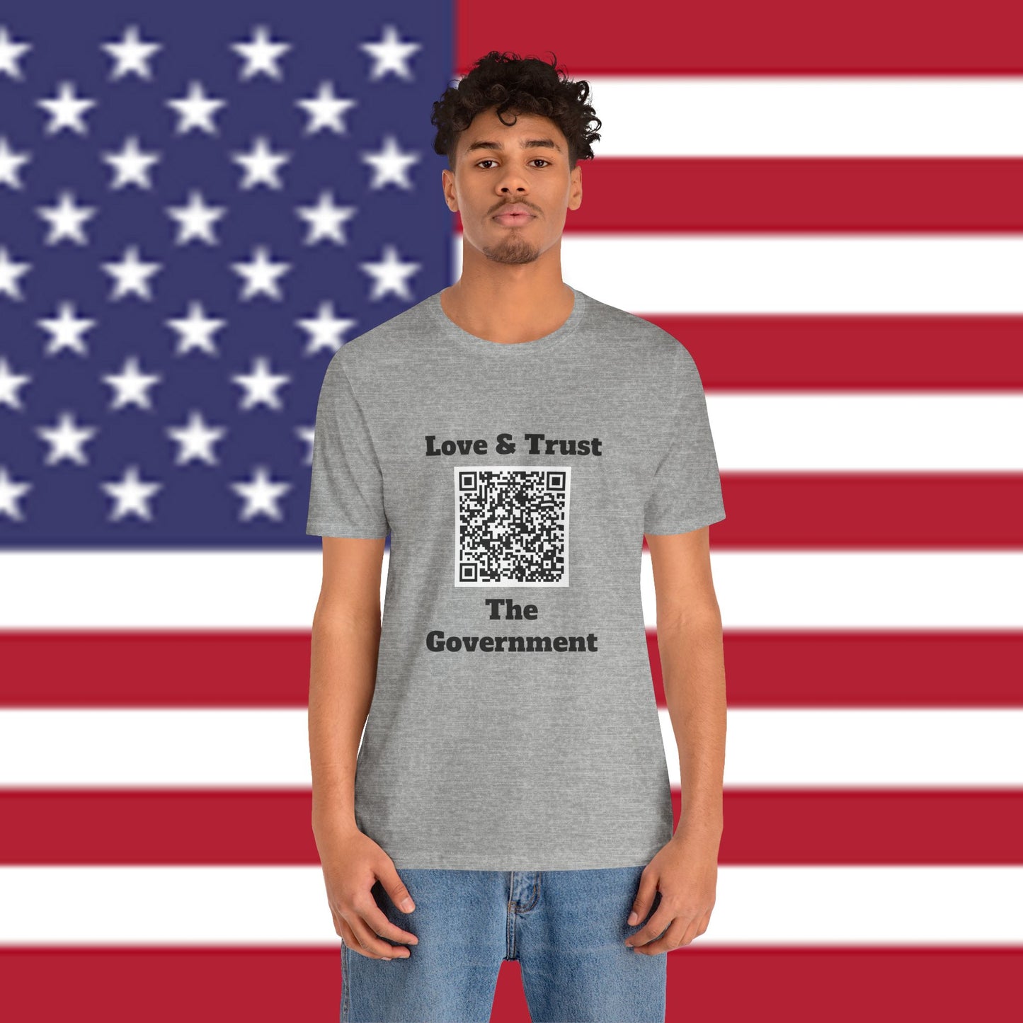 Love & Trust The Government Unisex Short Sleeve Tee