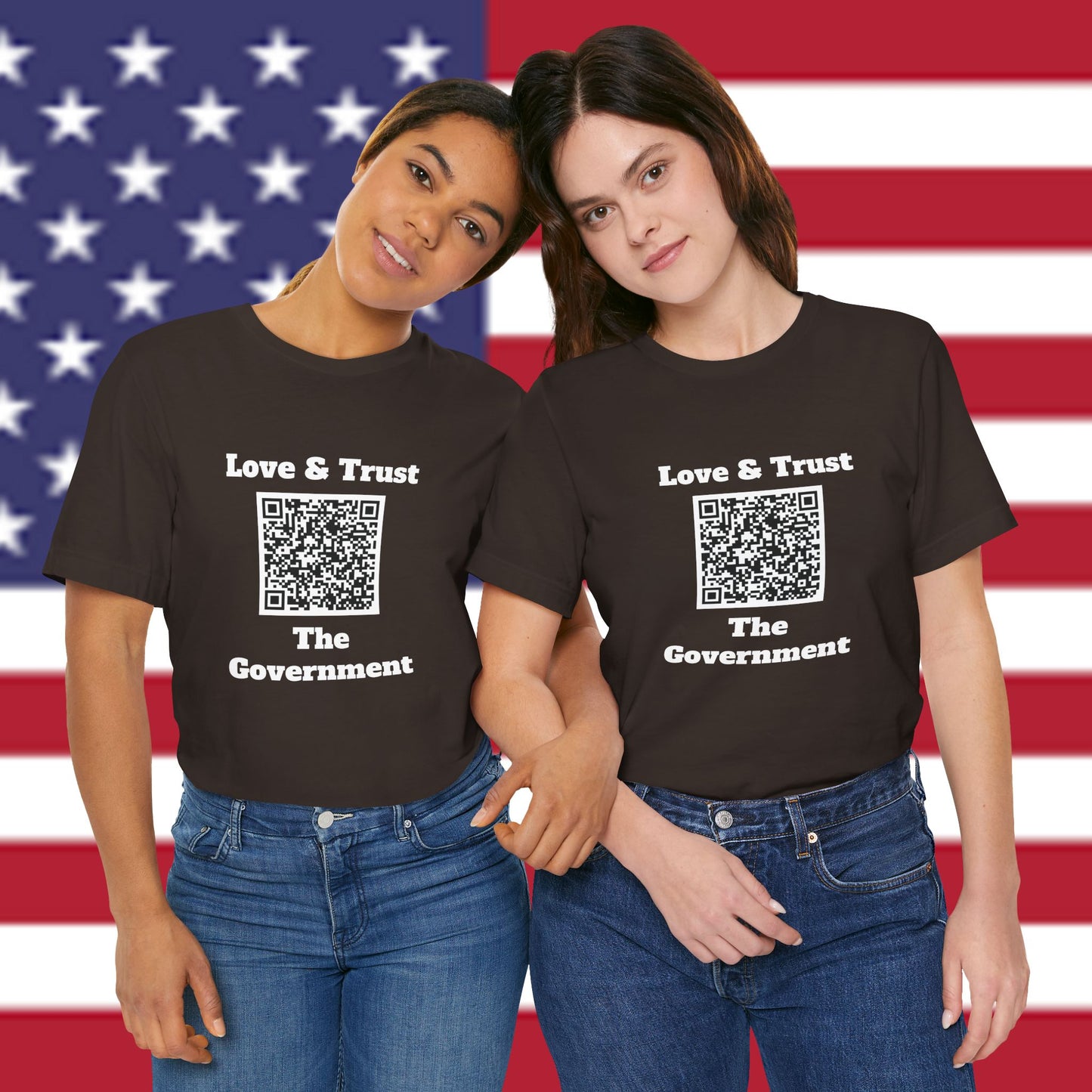 Love & Trust The Government Unisex Short Sleeve Tee